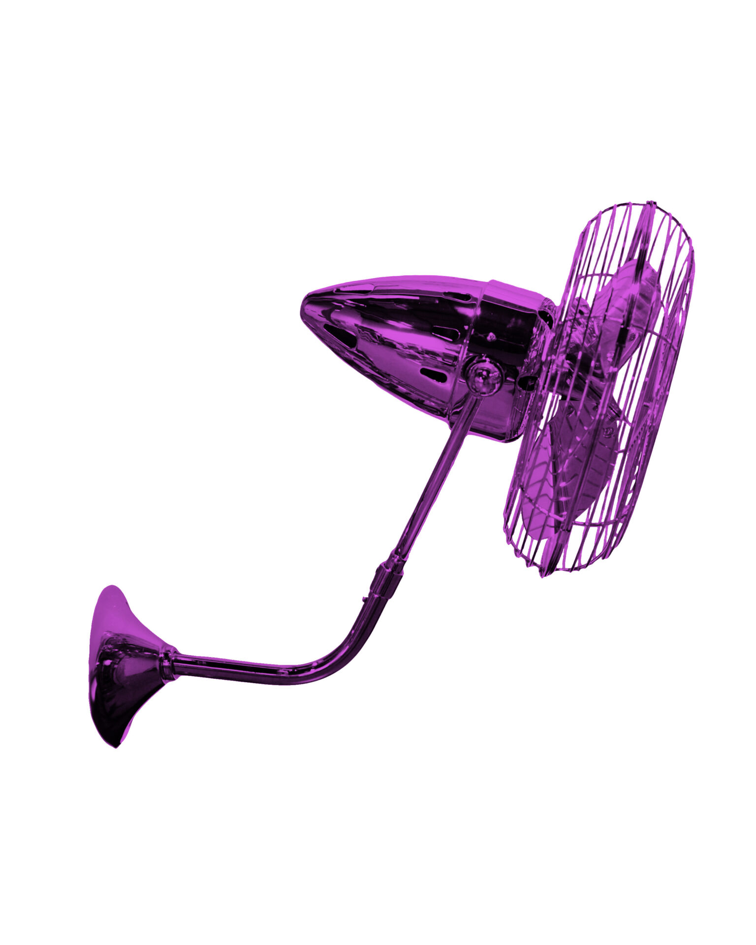 Bruna Parede Wall Fan in Ametista / Light Purple Finish Made by Matthews Fan Company