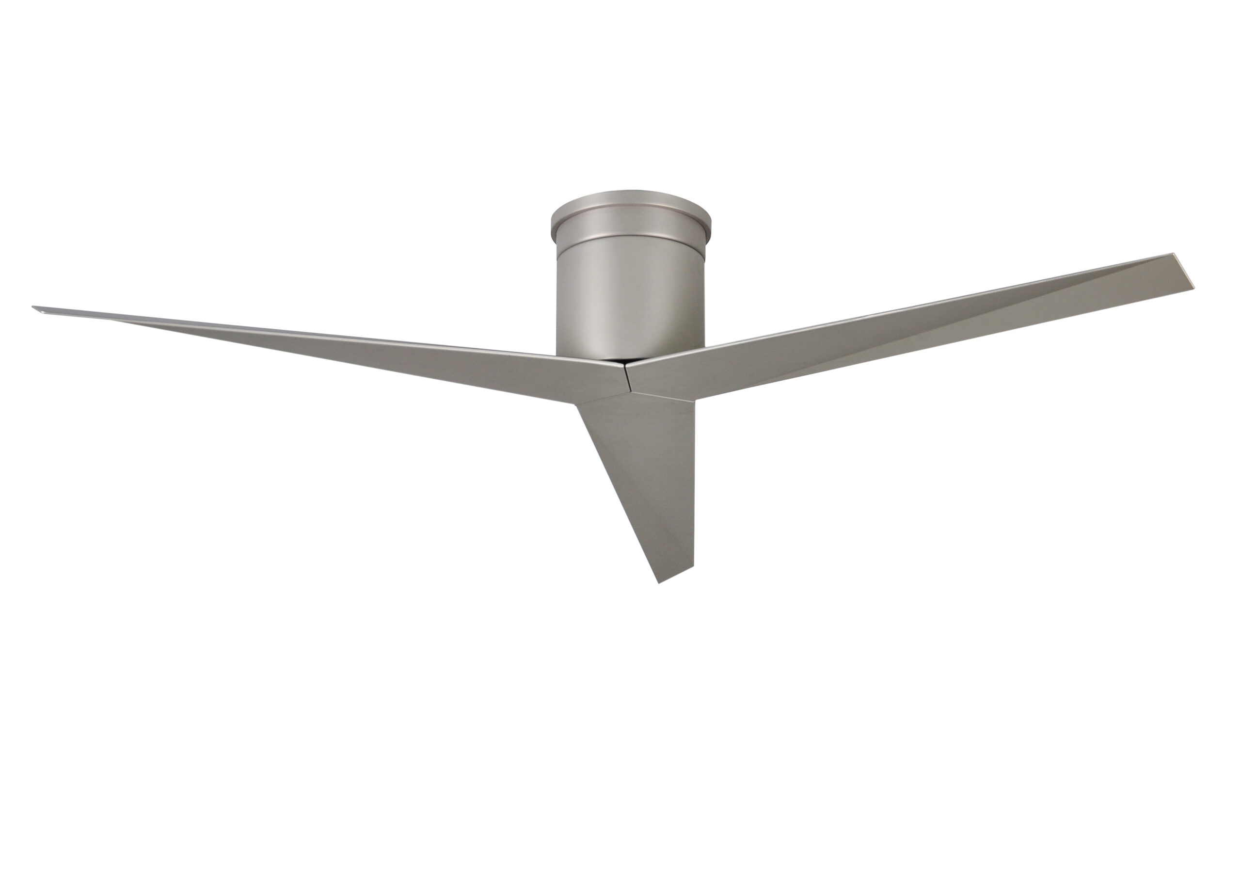 Eliza-H Ceiling Fan in Brushed Nickel with Brushed Nickel Blades