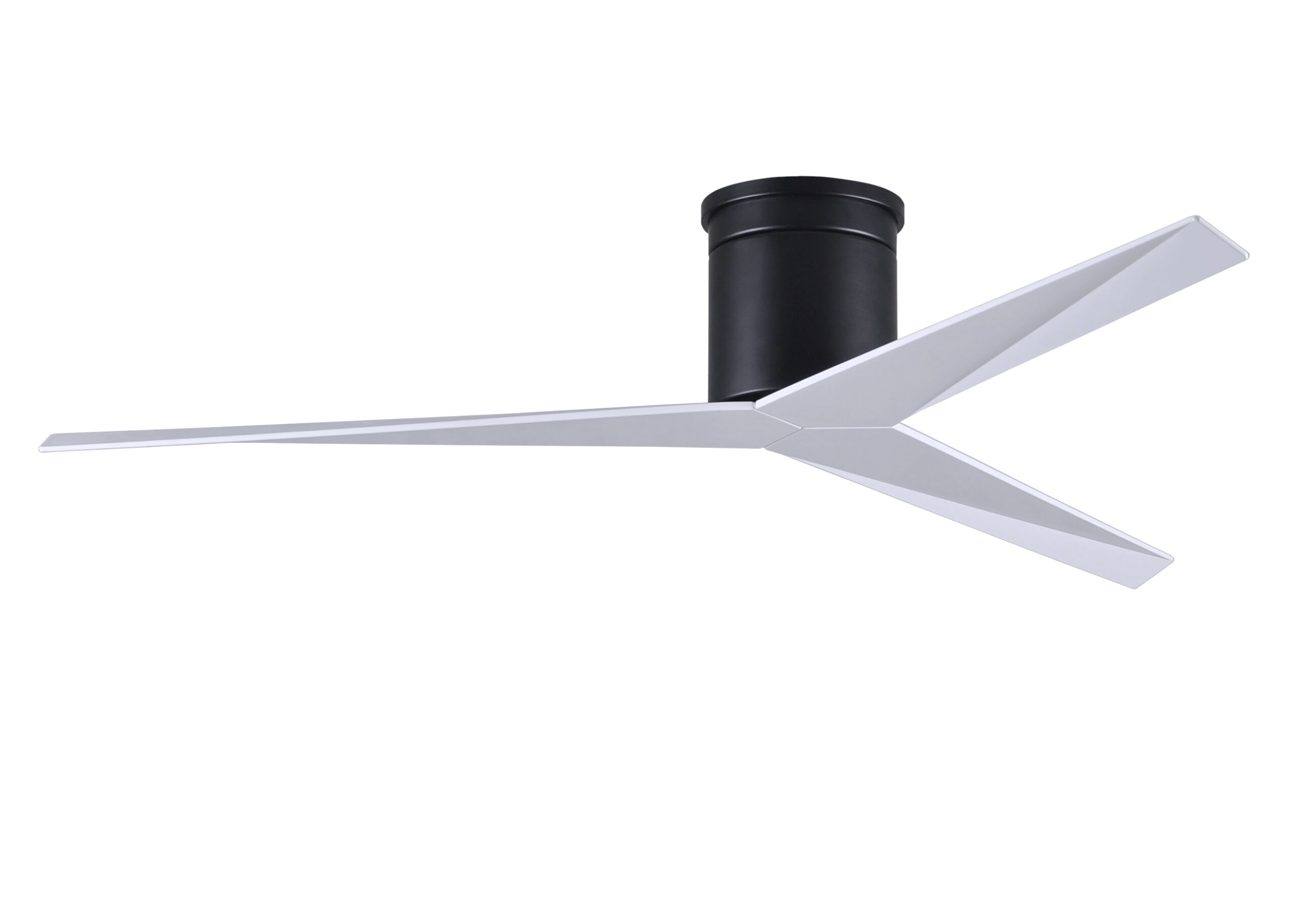 Eliza-H Ceiling Fan in Matte Black with Gloss White Blades