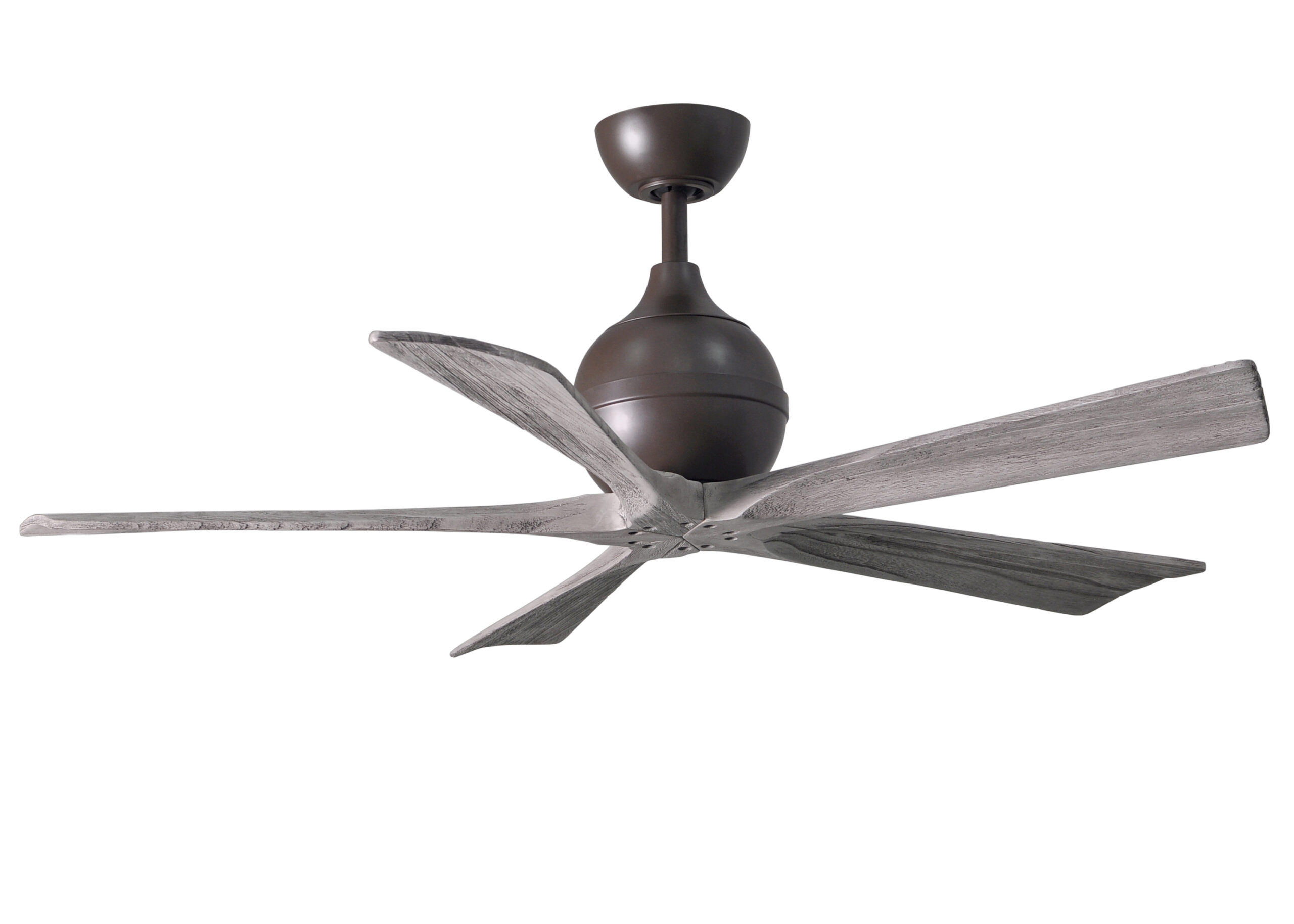 Irene-5 Ceiling Fan in Textured Bronze Finish with 52