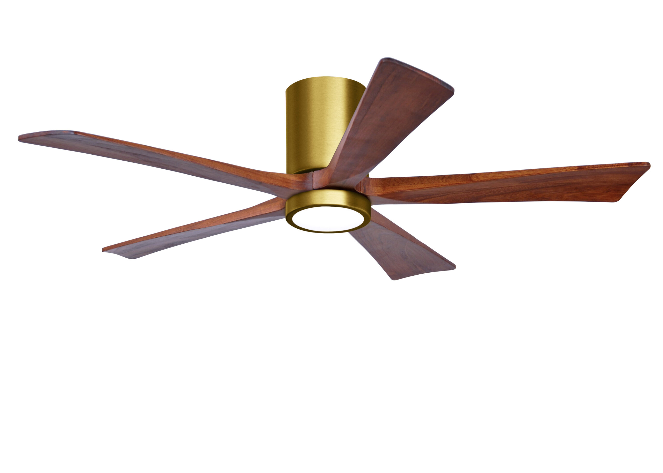 Irene-5HLK Ceiling Fan in Brushed Brass Finish with 52