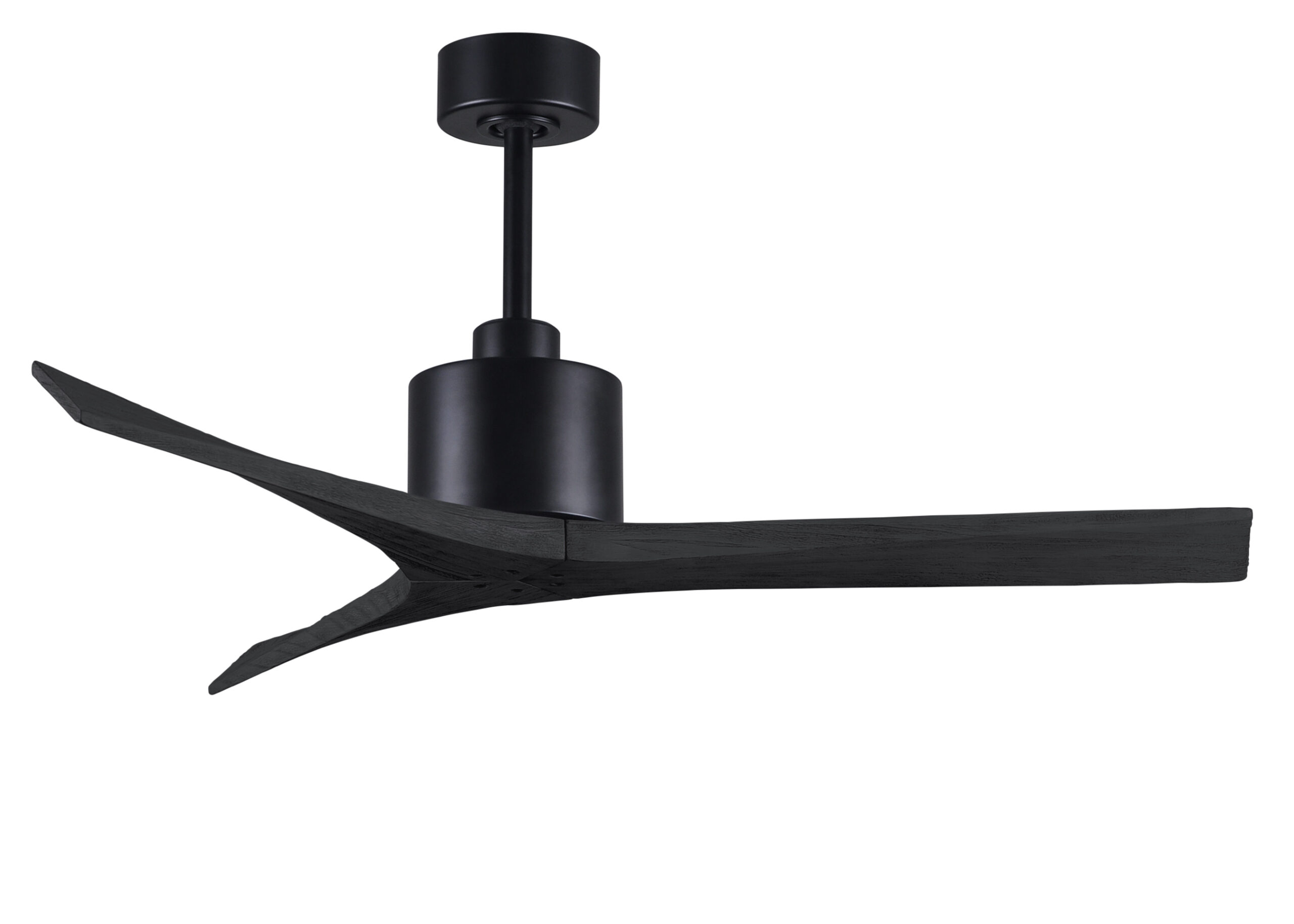 Mollywood Ceiling Fan in Matte Black with 52” Matte Black Blades