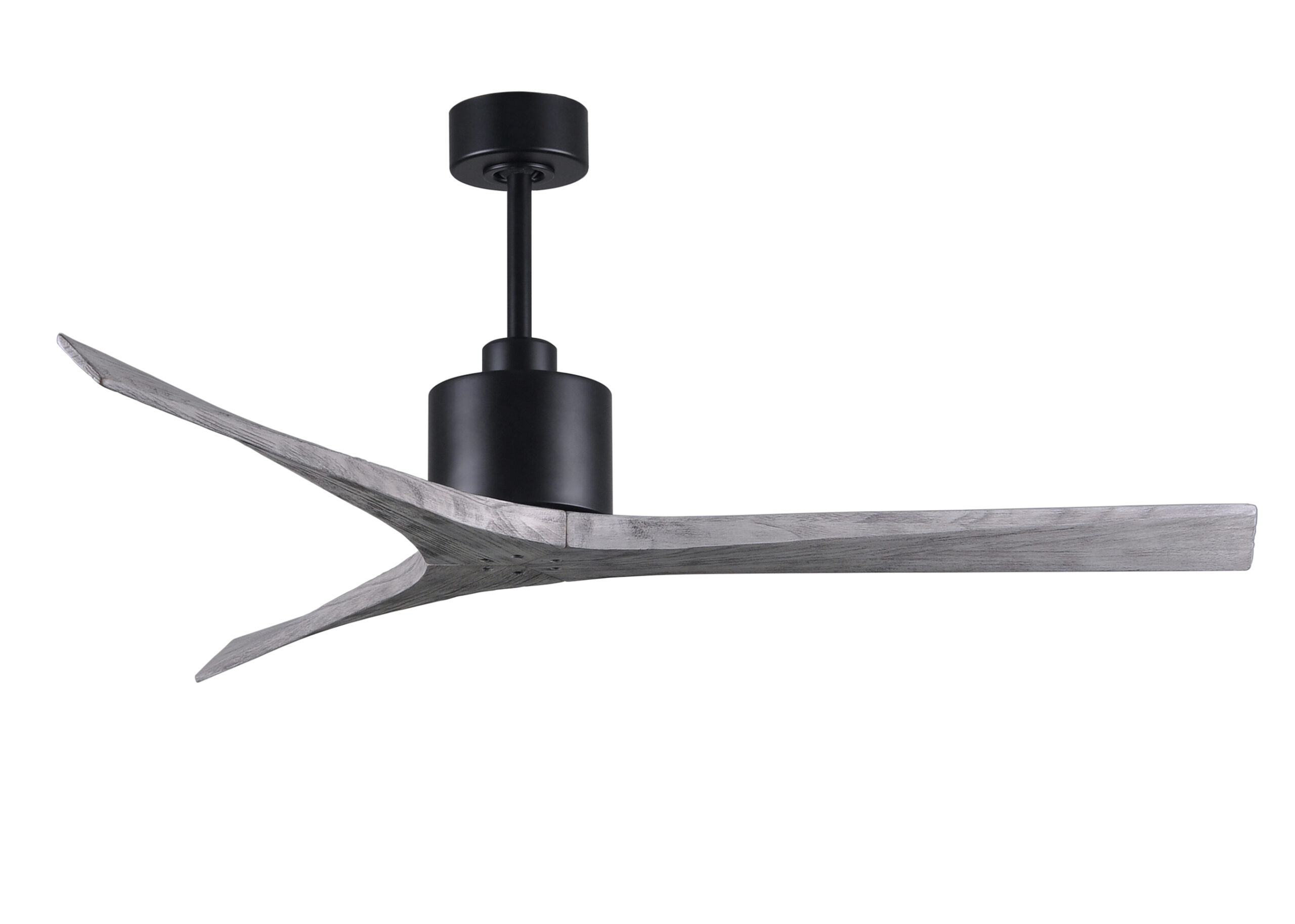 Mollywood Ceiling Fan in Matte Black with 60” Barn Wood Blades
