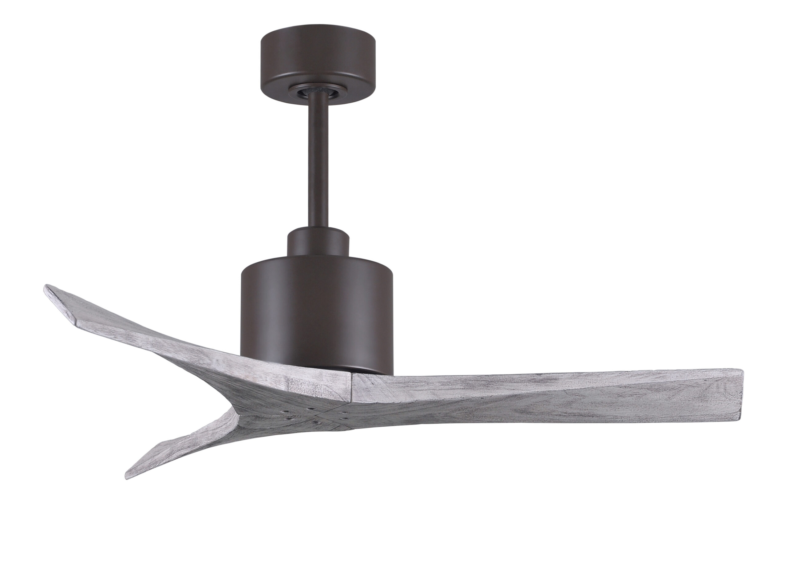 Mollywood Ceiling Fan in Textured Bronze with 42” Barn Wood Blades