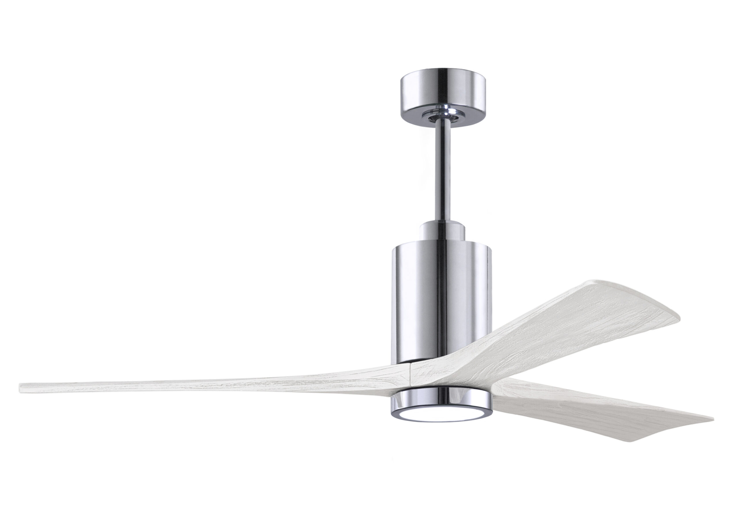 Patrícia-3 Ceiling Fan in Polished Chrome with 60