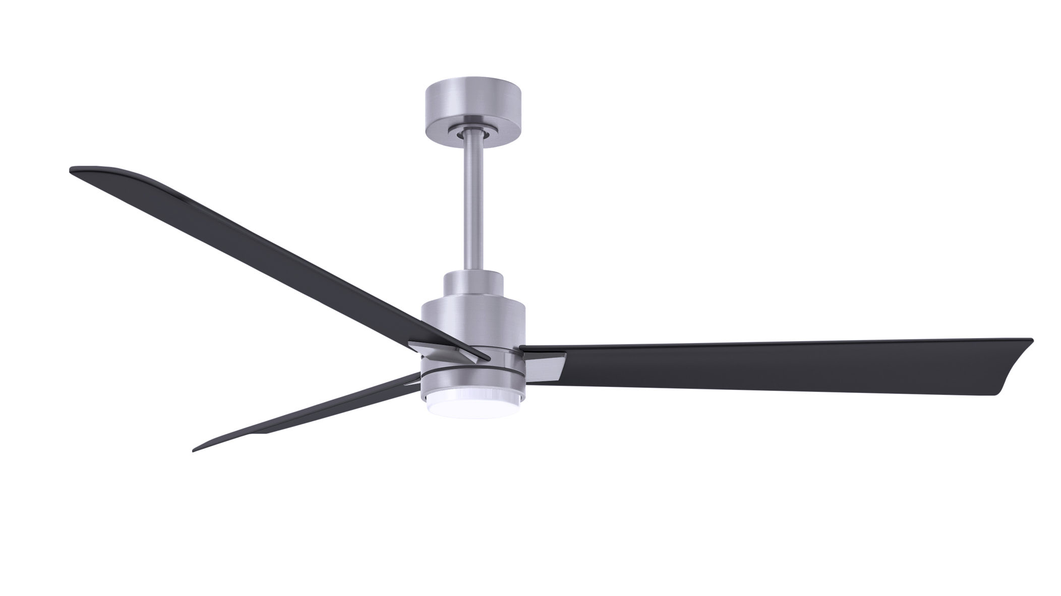 Alessandra-LK ceiling fan in brushed nickel finish with 56