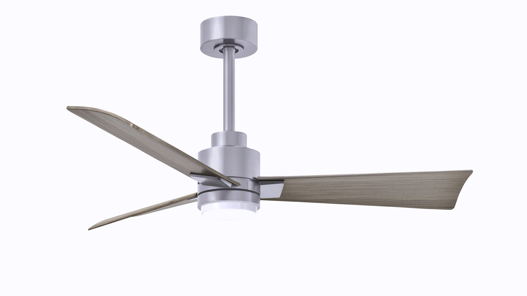 Alessandra-LK ceiling fan in brushed nickel finish with 42