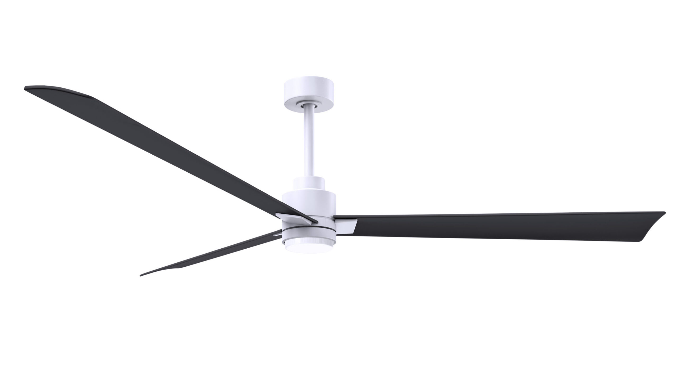 Alessandra-LK ceiling fan in matte white finish with 72