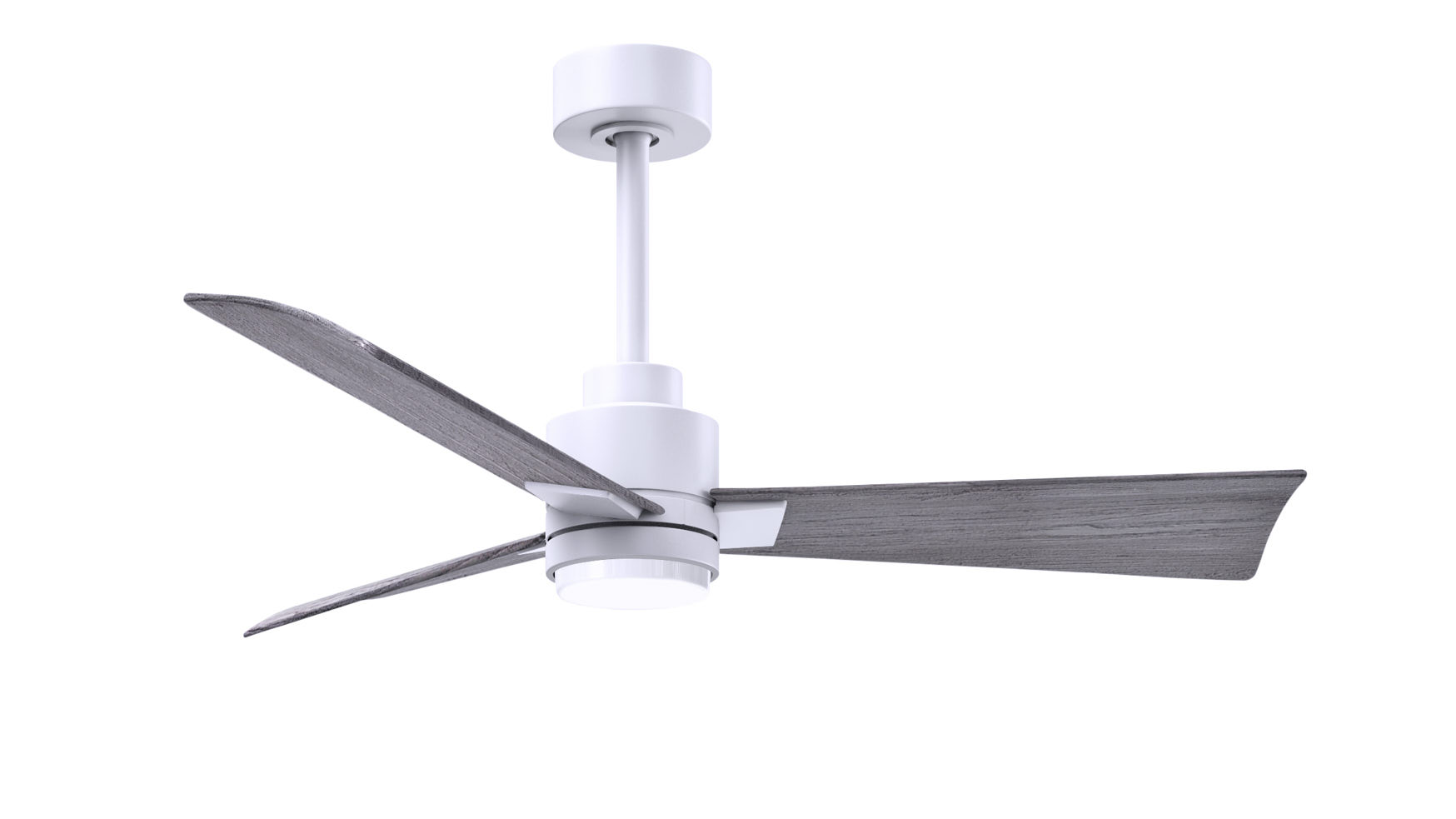 Alessandra-LK ceiling fan in matte white finish with 42