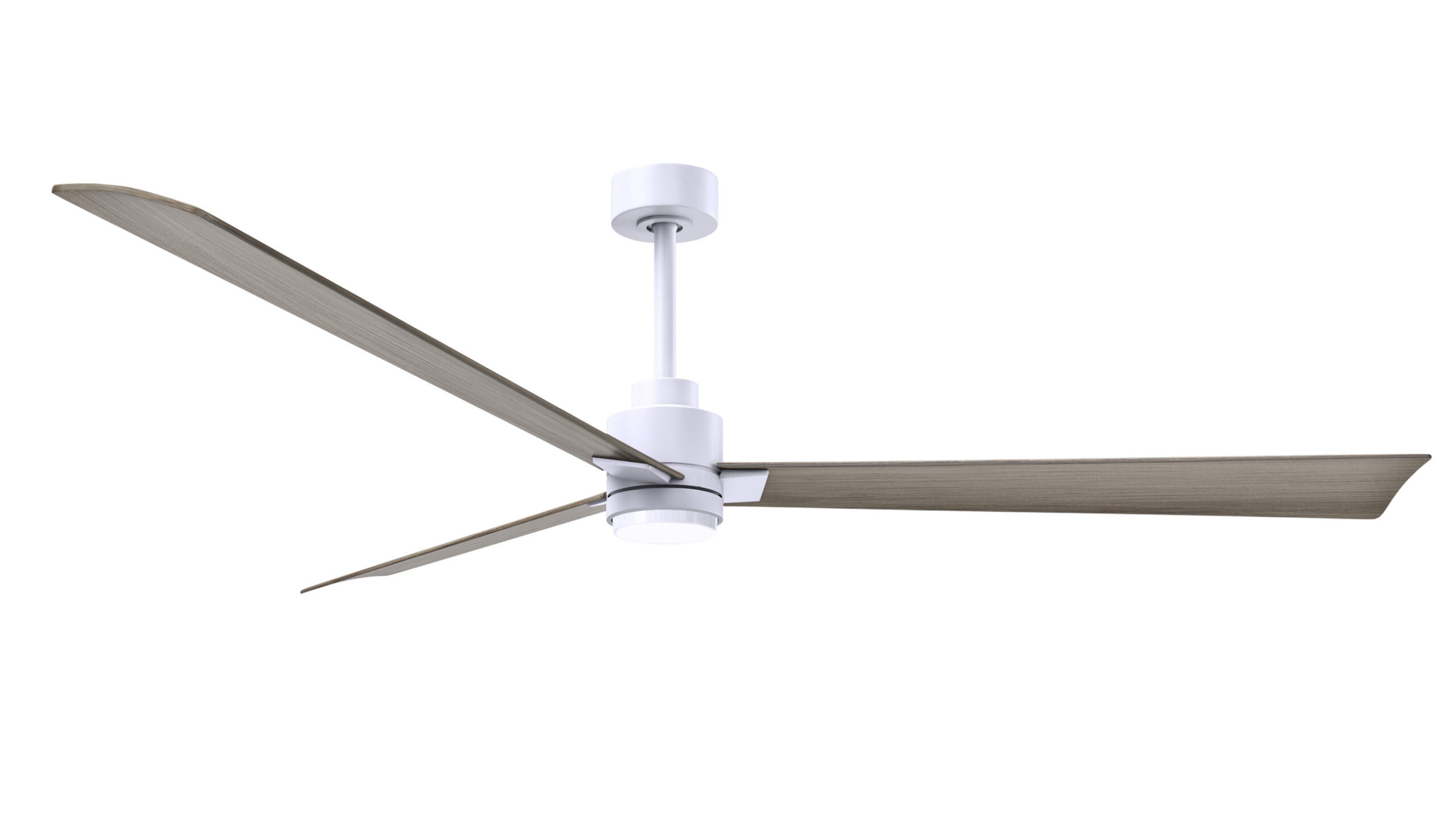 Alessandra-LK ceiling fan in matte white finish with 72