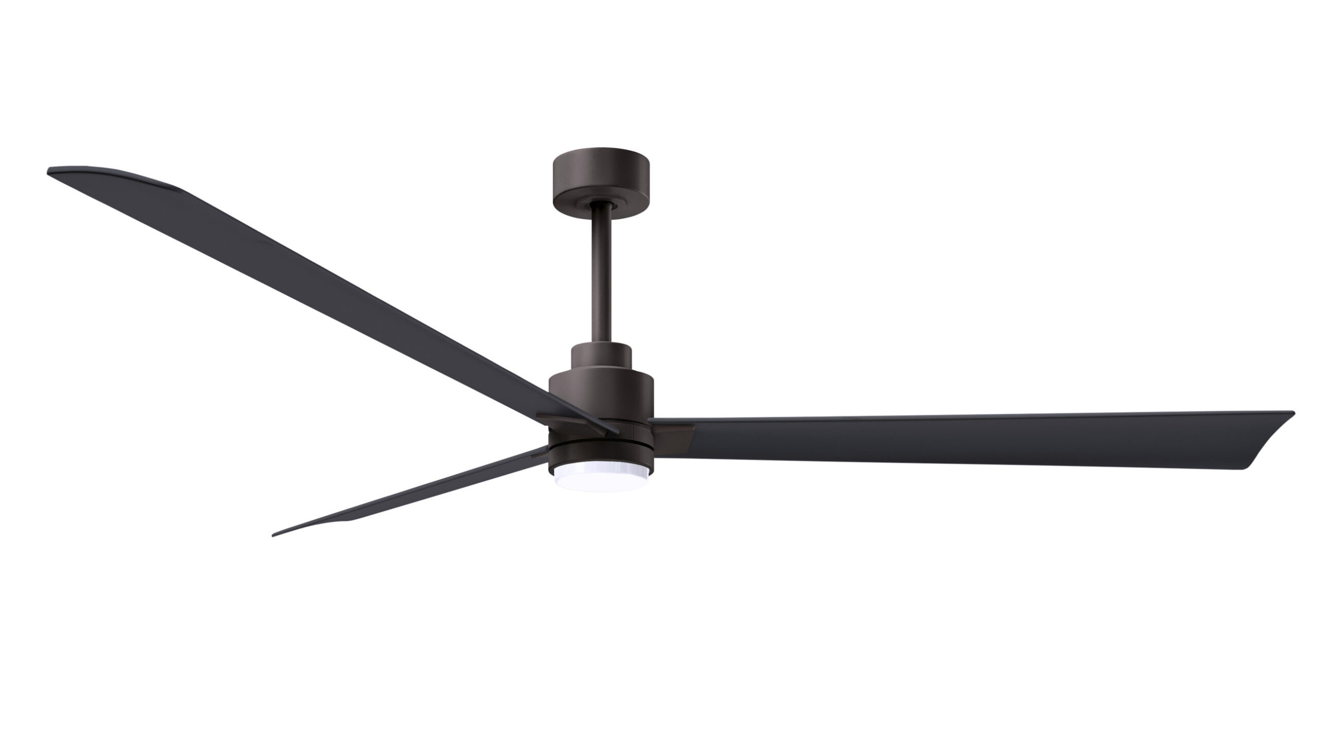 Alessandra-LK ceiling fan in textured bronze finish with 72