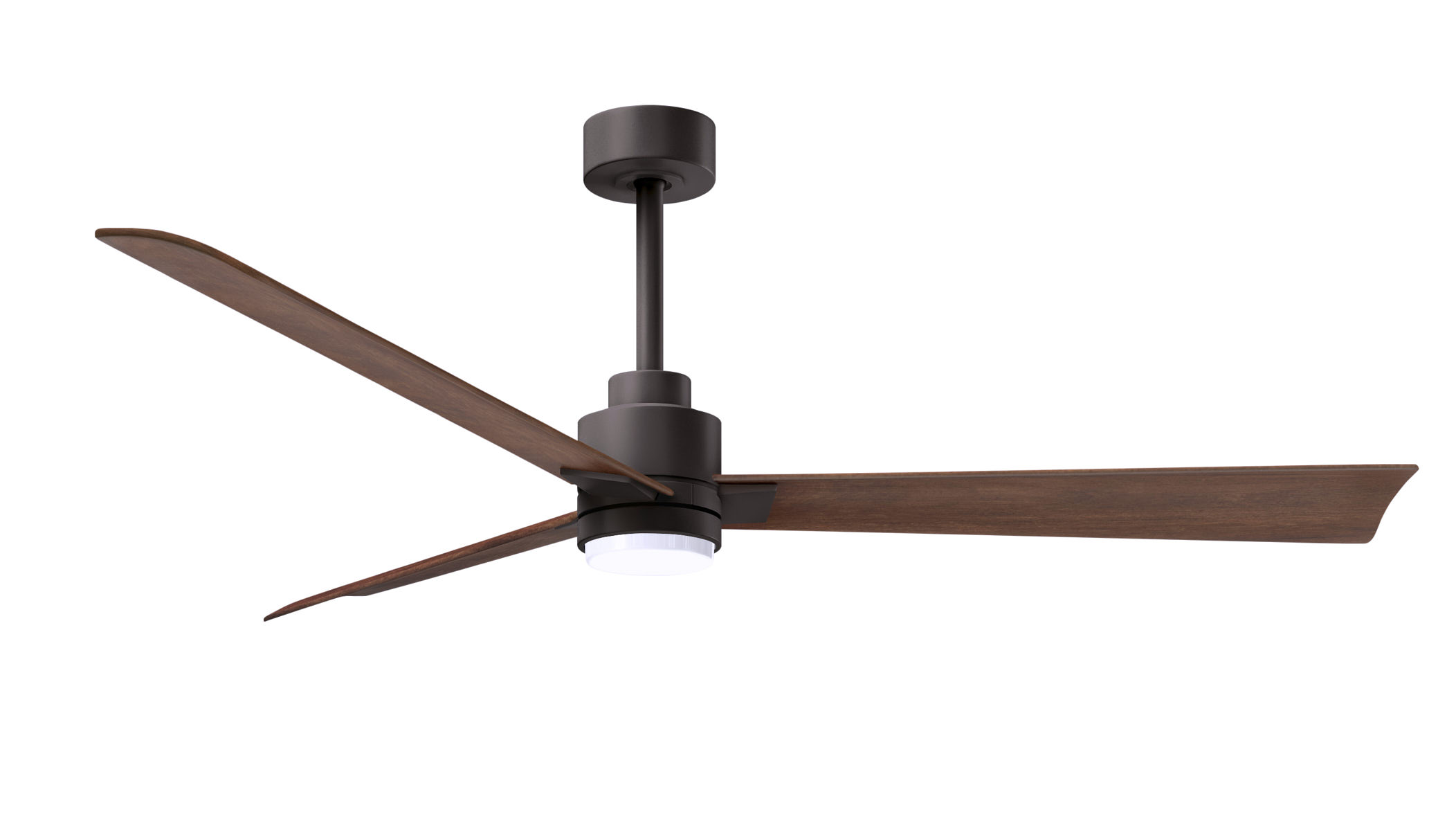Alessandra-LK ceiling fan in textured bronze finish with 56