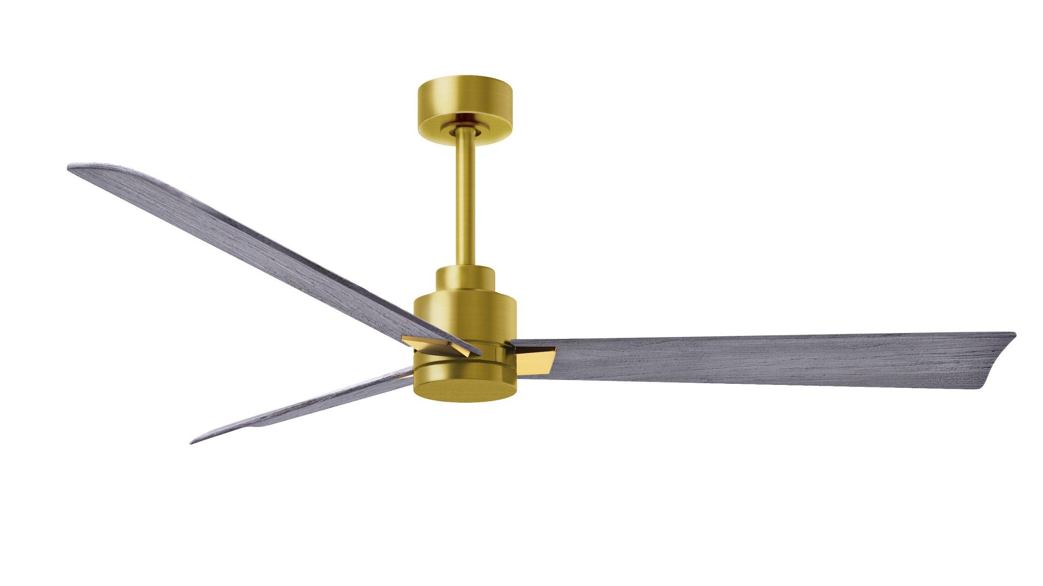 Alessandra ceiling fan in brushed brass finish with 56
