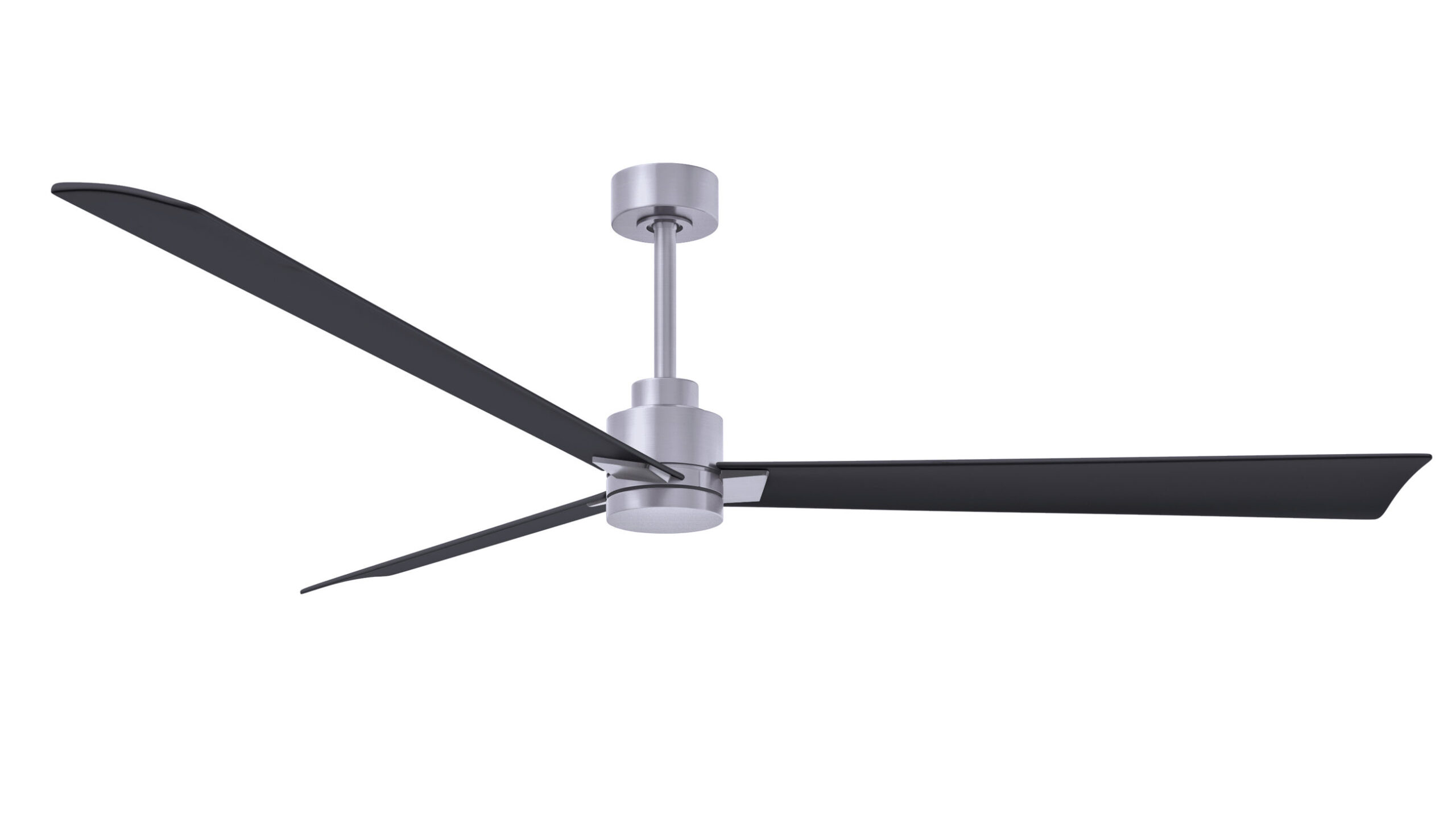 Alessandra ceiling fan in brushed nickel finish with 72