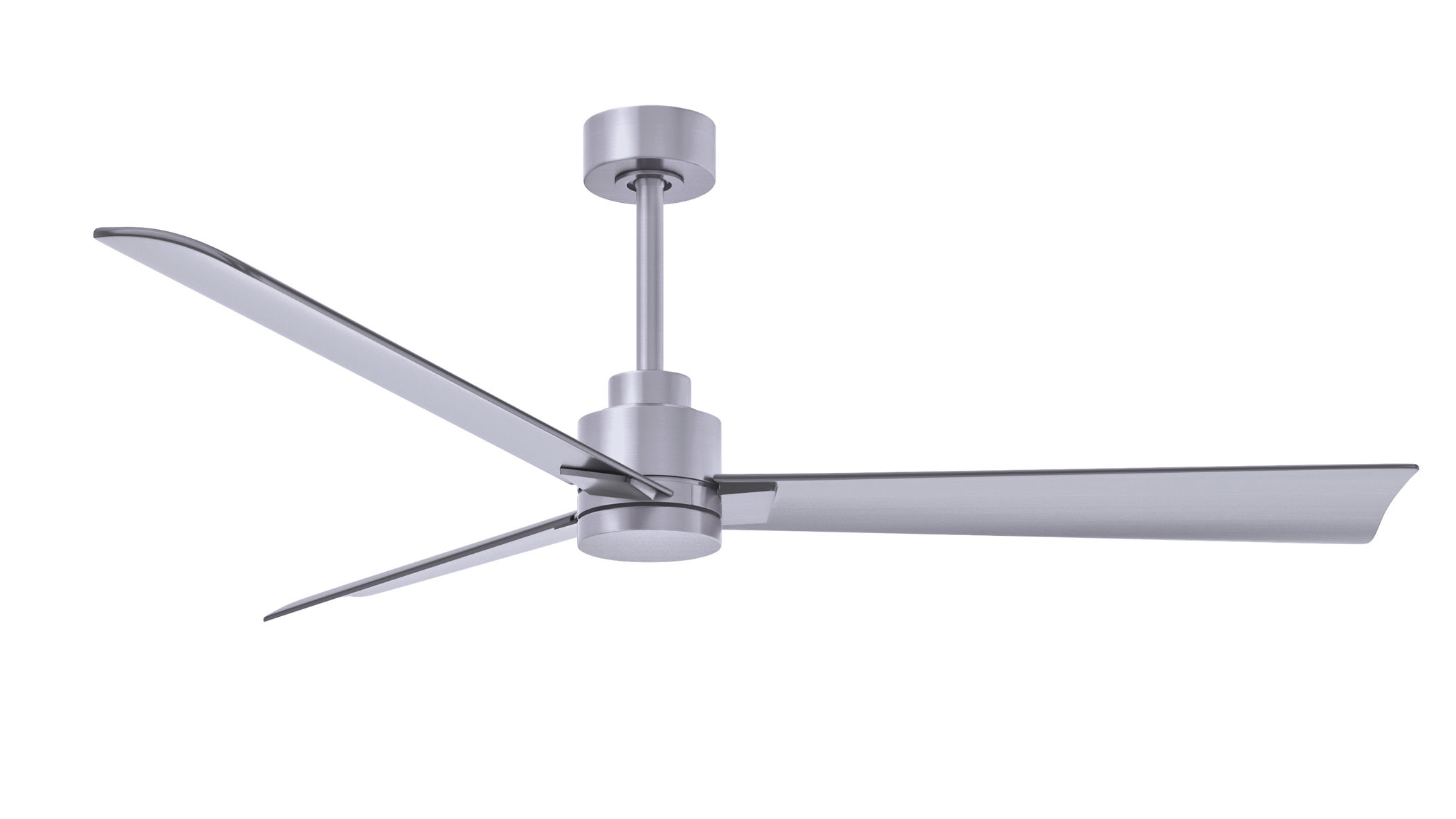 Alessandra ceiling fan in brushed nickel finish with 56