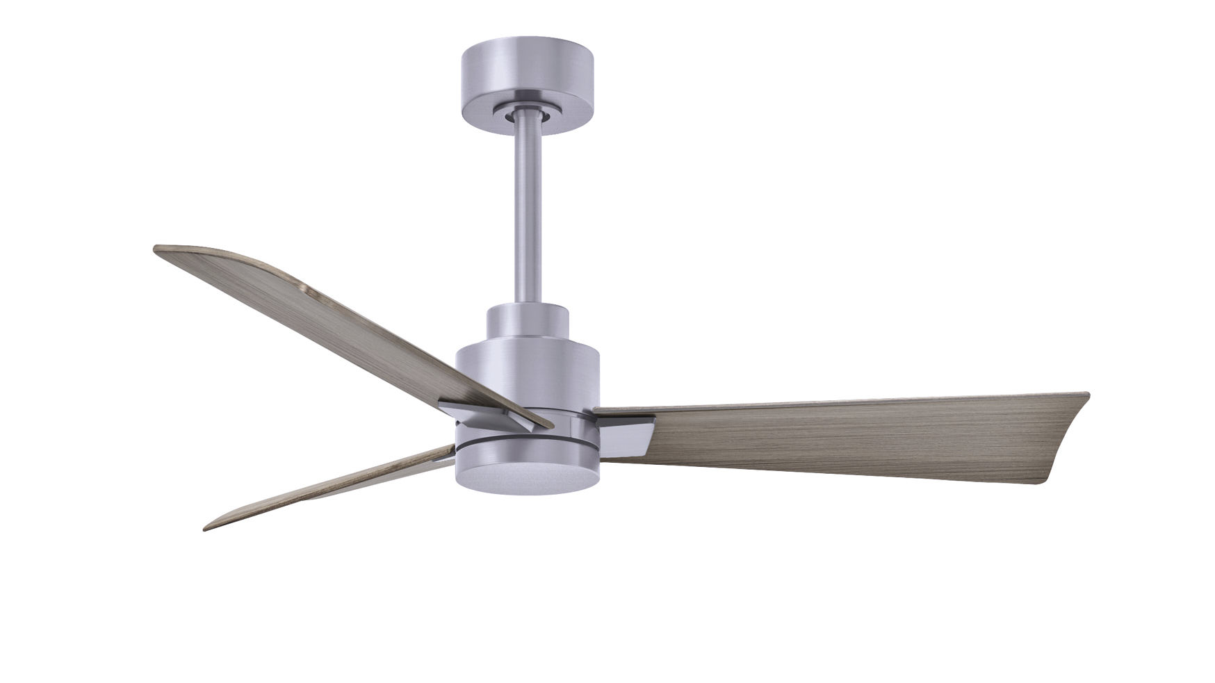 Alessandra ceiling fan in brushed nickel finish with 42