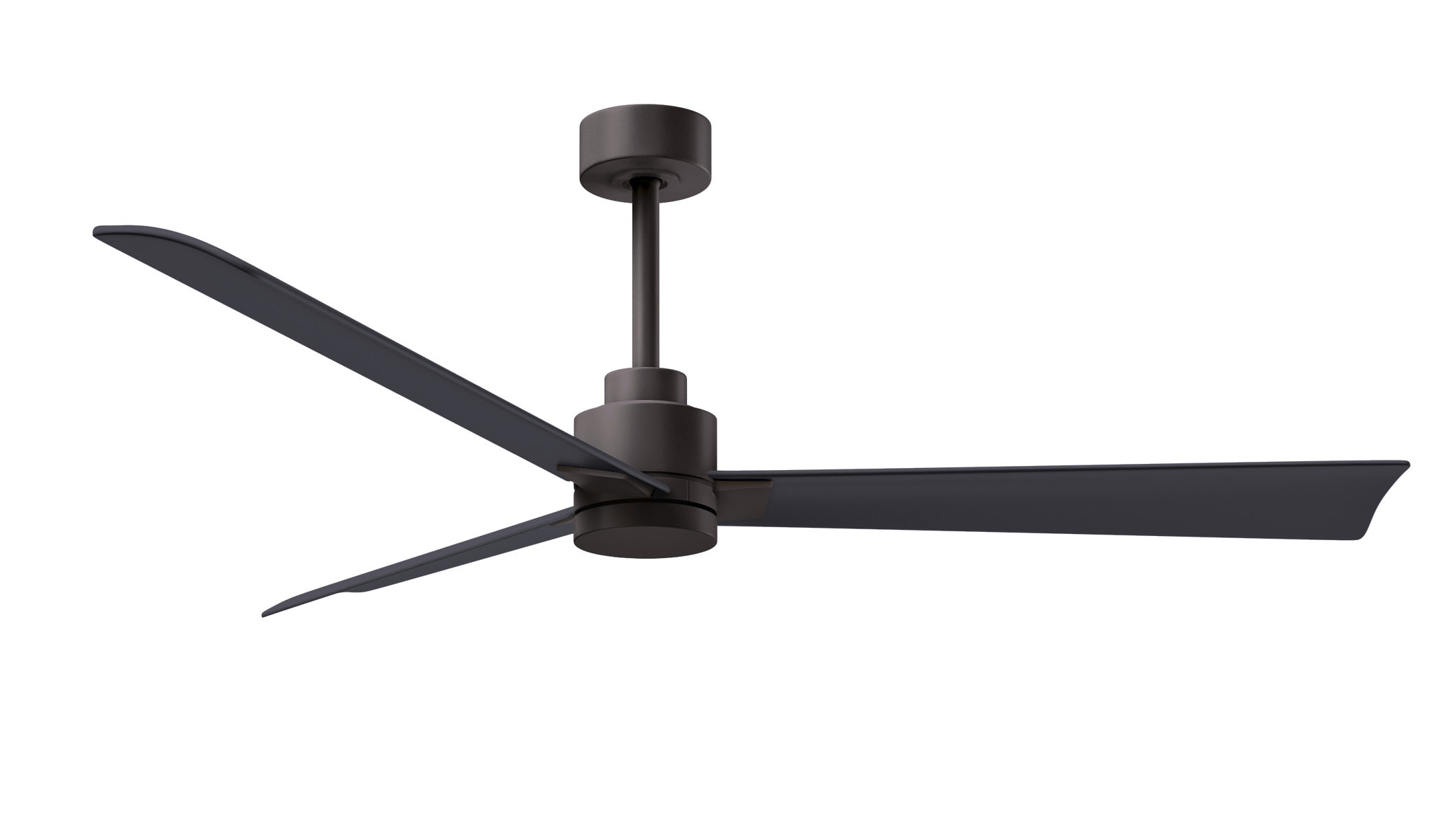 Alessandra ceiling fan in textured bronze finish with 56