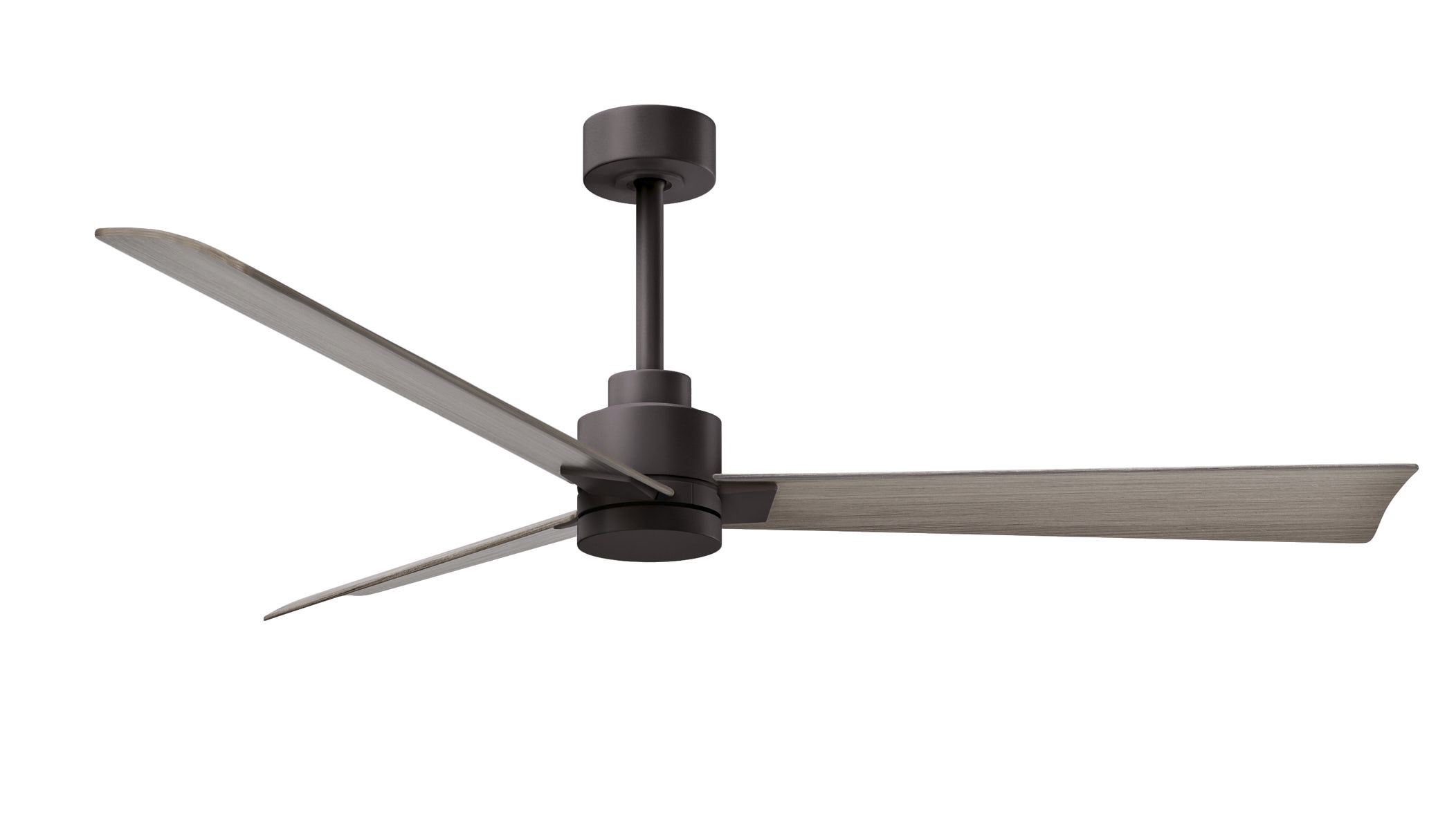 Alessandra ceiling fan in textured bronze finish with 56