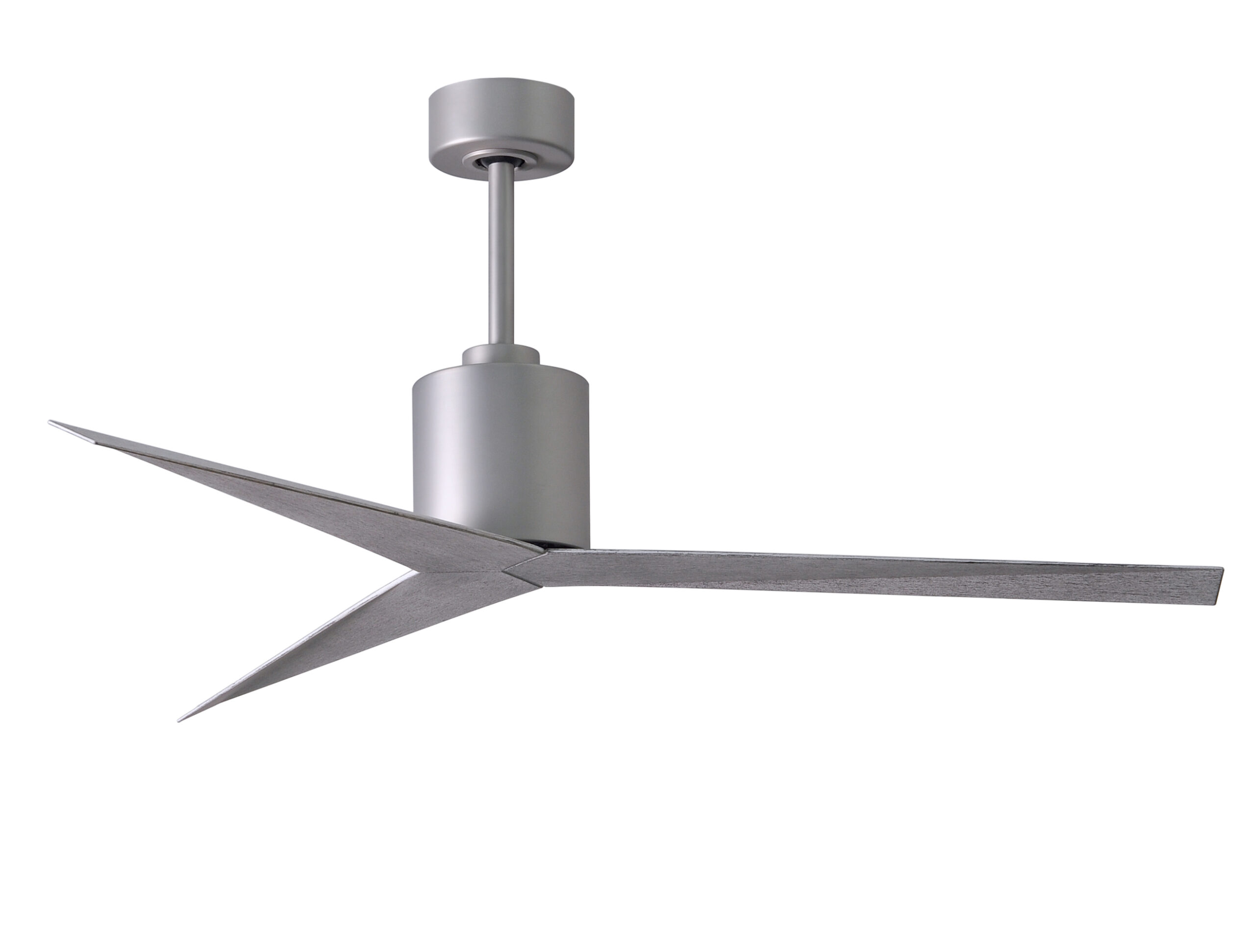 Eliza Ceiling Fan in Brushed Nickel with Barn Wood Blades