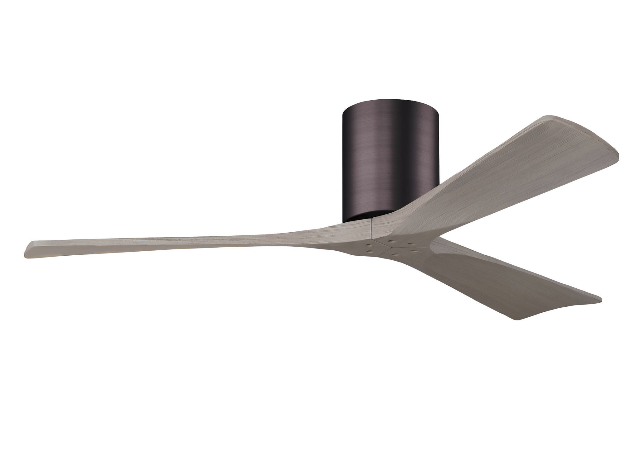 Irene-3H 6-speed ceiling fan in brushed bronze finish with 52