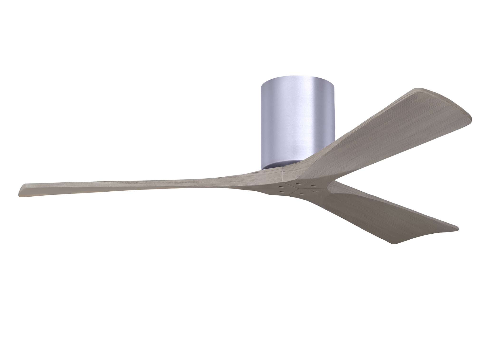 Irene-3H 6-speed ceiling fan in brushed nickel finish with 52