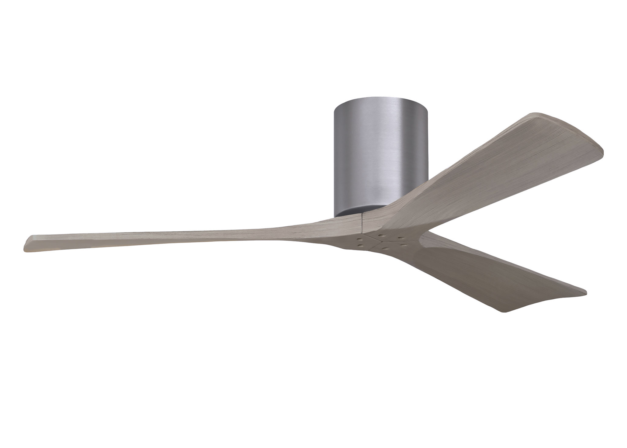Irene-3H 6-speed ceiling fan in brushed pewter finish with 52