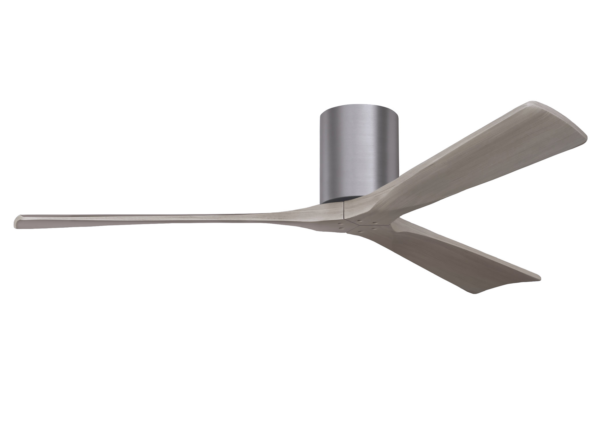 Irene-3H 6-speed ceiling fan in brushed pewter finish with 60