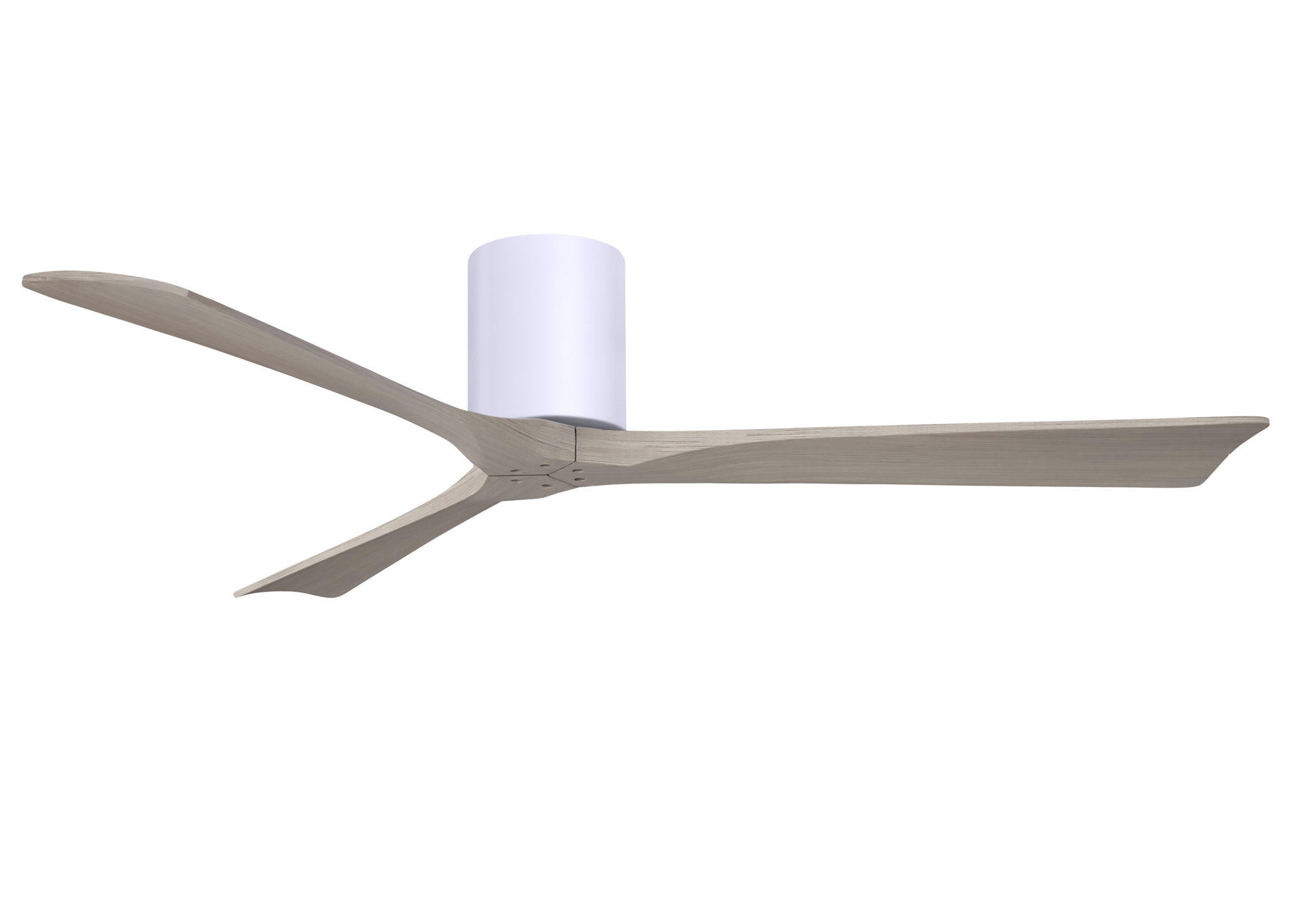 Irene-3H 6-speed ceiling fan in gloss white finish with 60