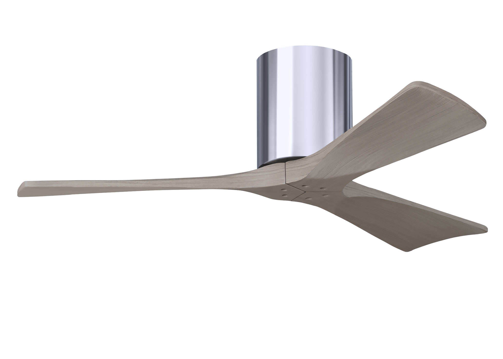 Irene-3H 6-speed ceiling fan in Polished Chrome finish with 42
