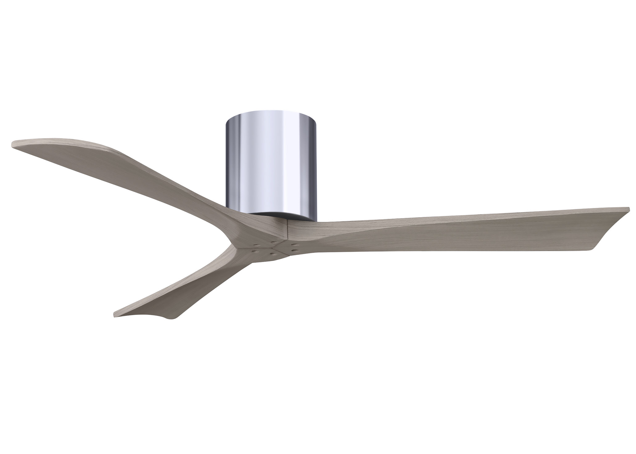 Irene-3H 6-speed ceiling fan in Polished Chrome finish with 42