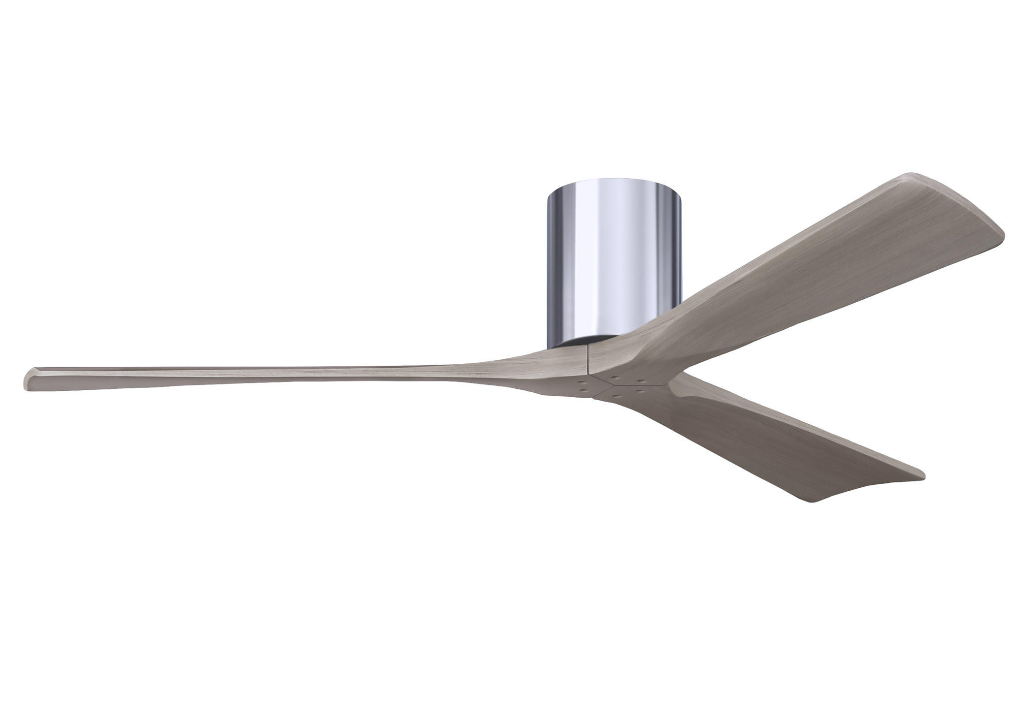 Irene-3H 6-speed ceiling fan in polished chrome finish with 60