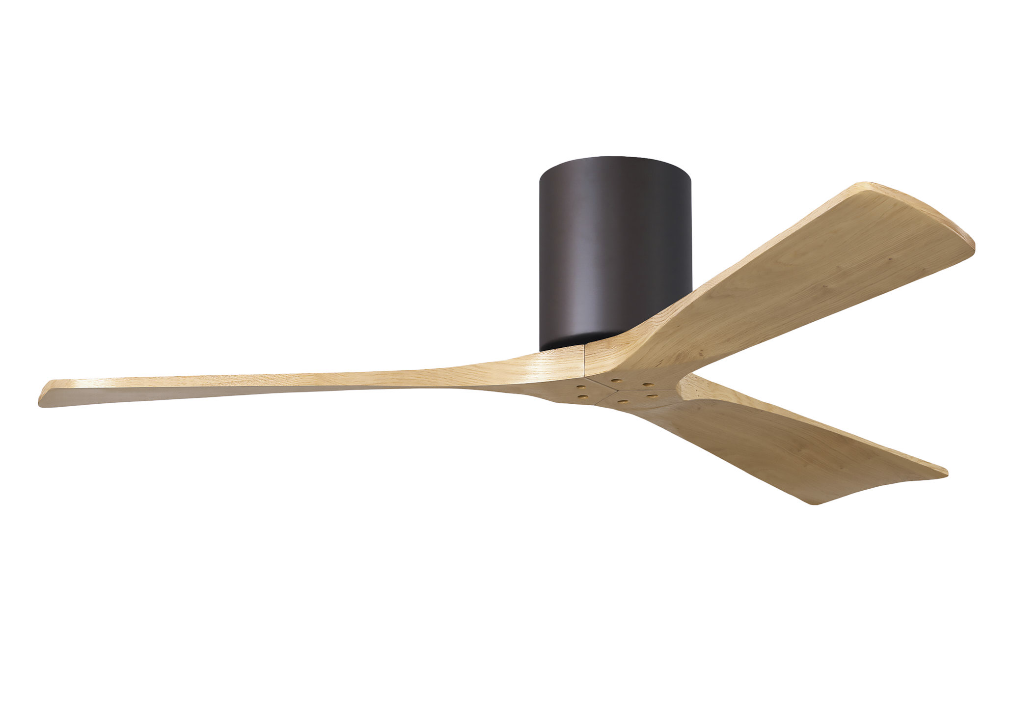 Irene-3H 6-speed ceiling fan in textured bronze finish with 52