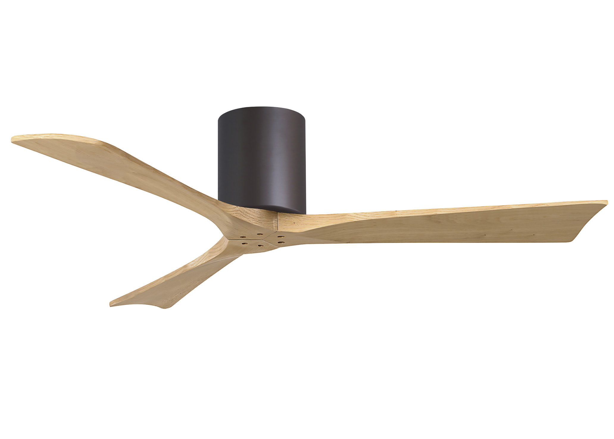 Irene-3H 6-speed ceiling fan in textured bronze finish with 52