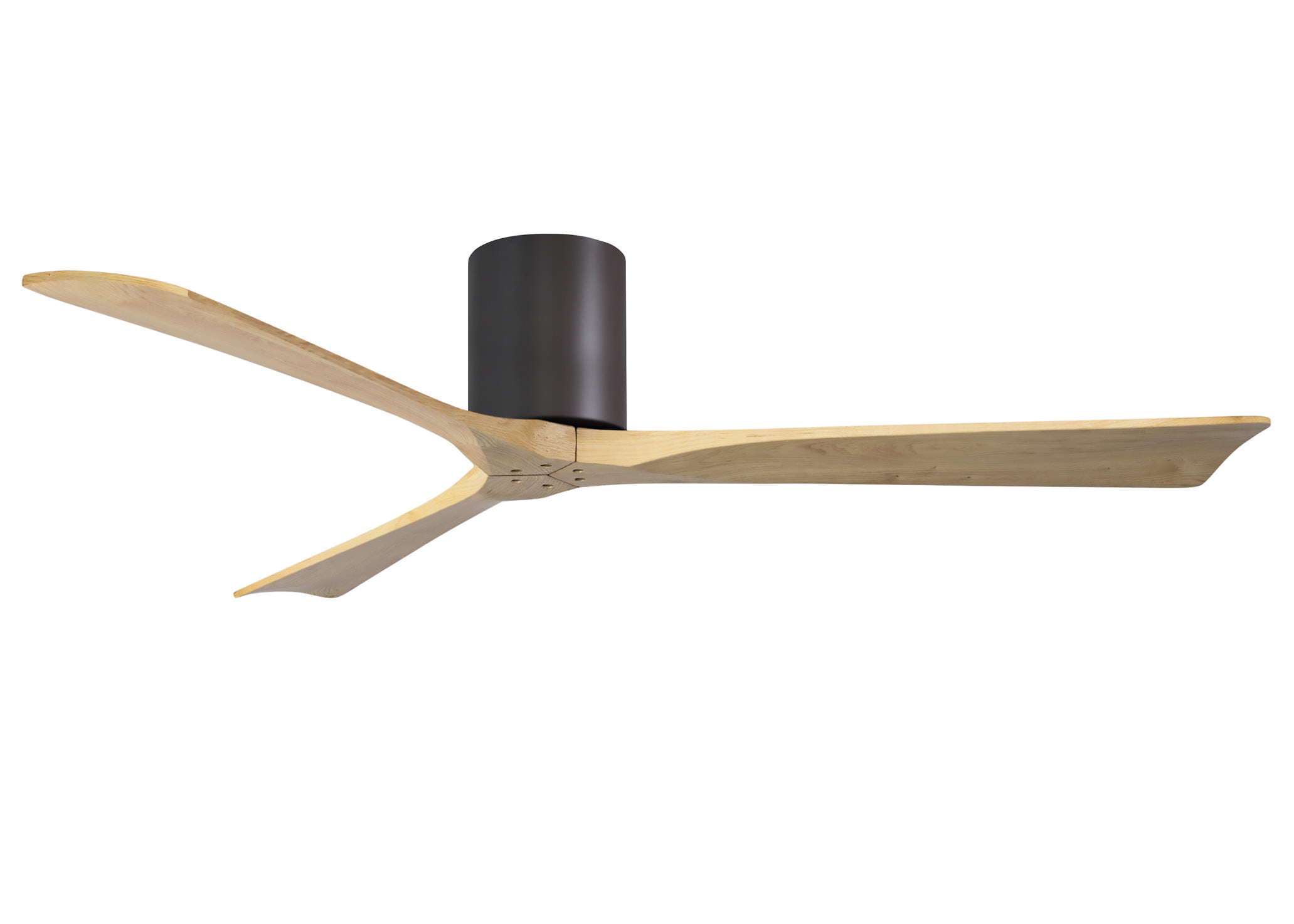 Irene-3H 6-speed ceiling fan in textured bronze finish with 60