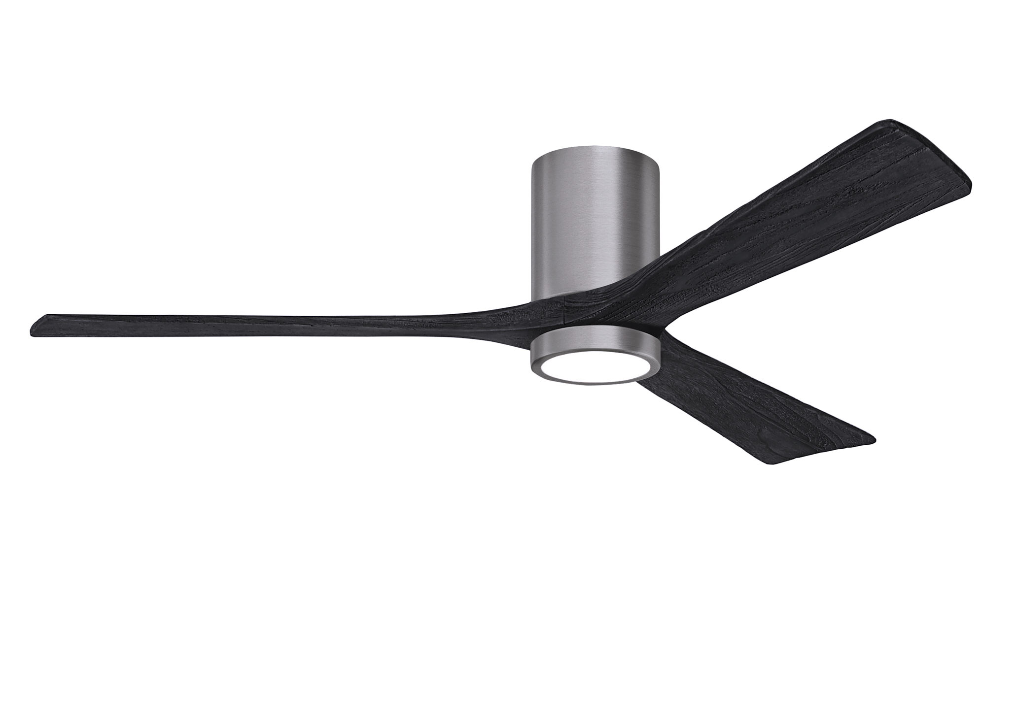 Irene-3HLK 6-speed ceiling fan in brushed pewter finish with 60