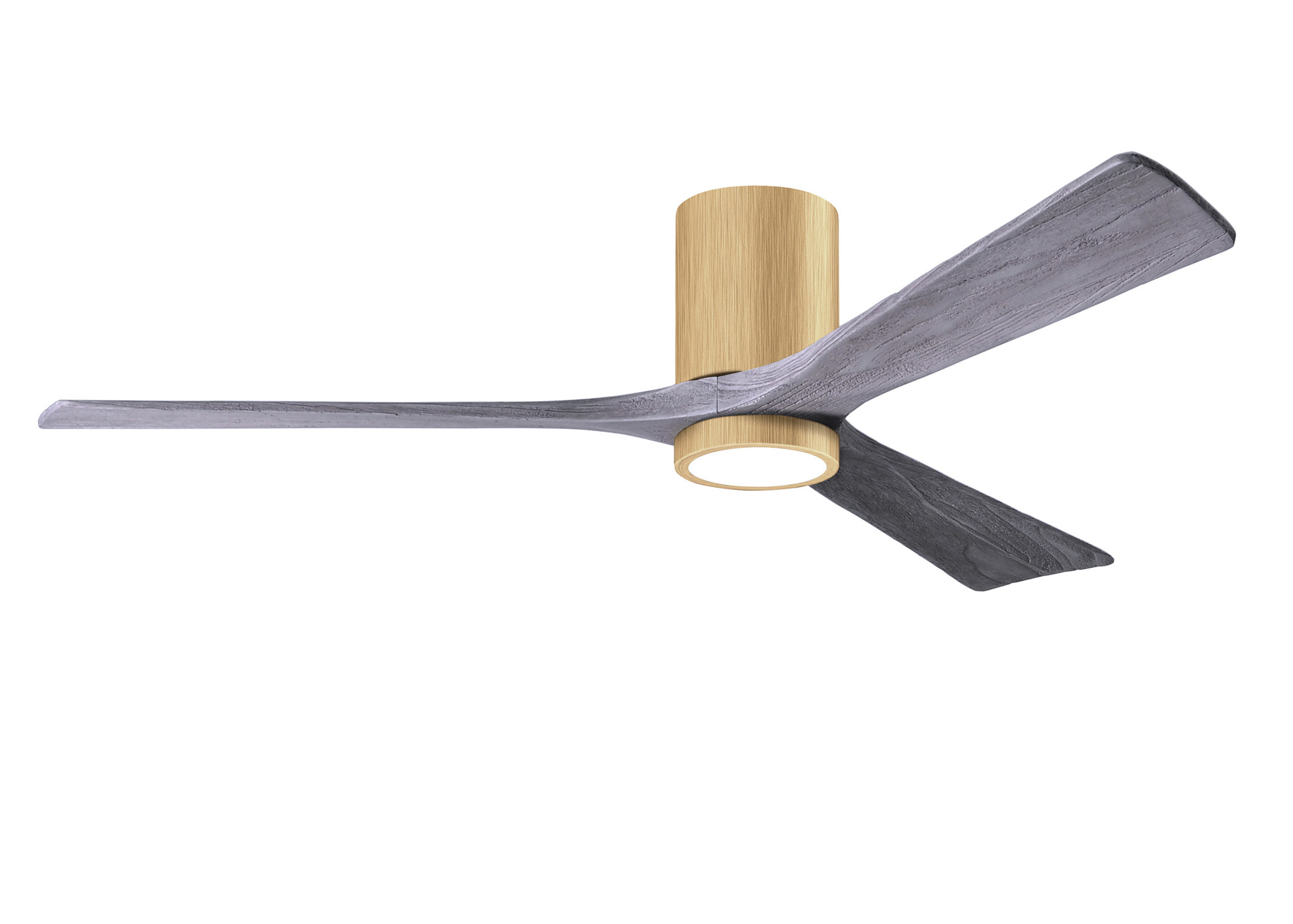 Irene-3HLK 6-speed ceiling fan in light maple finish with 60