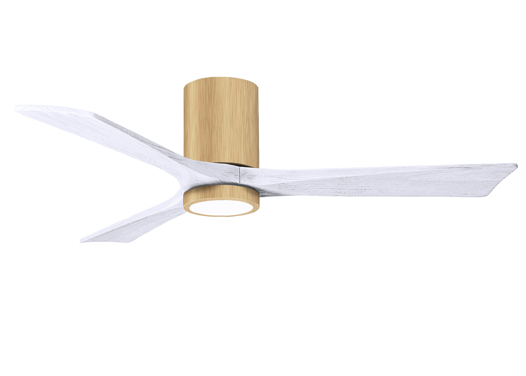 Irene-3HLK 6-speed ceiling fan in light maple finish with 52