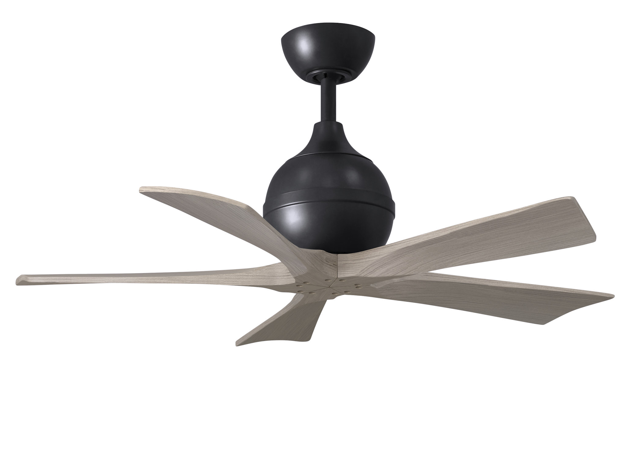 Irene-5 ceiling fan in matte black with 42