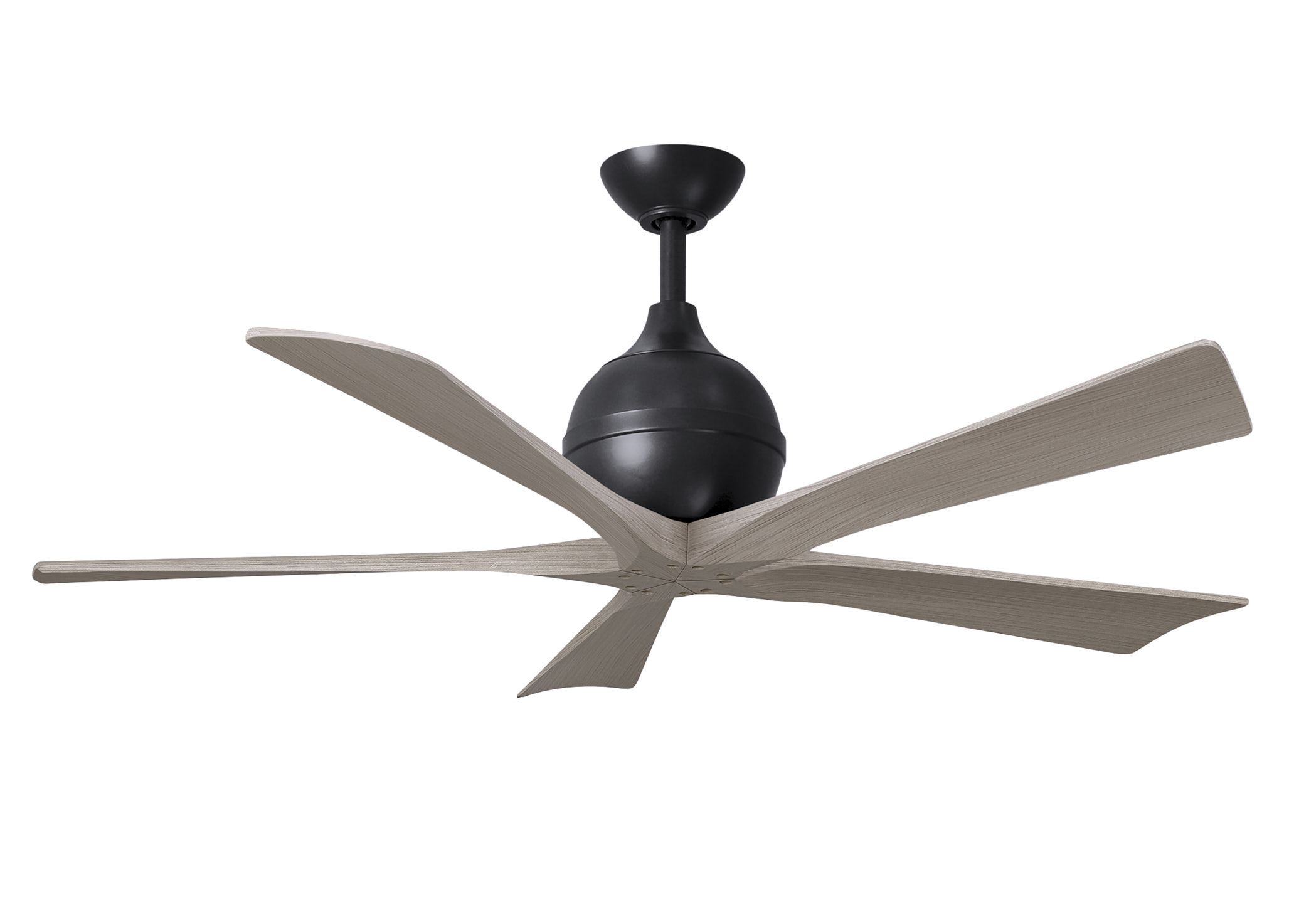 Irene-5 ceiling fan in matte black with 52