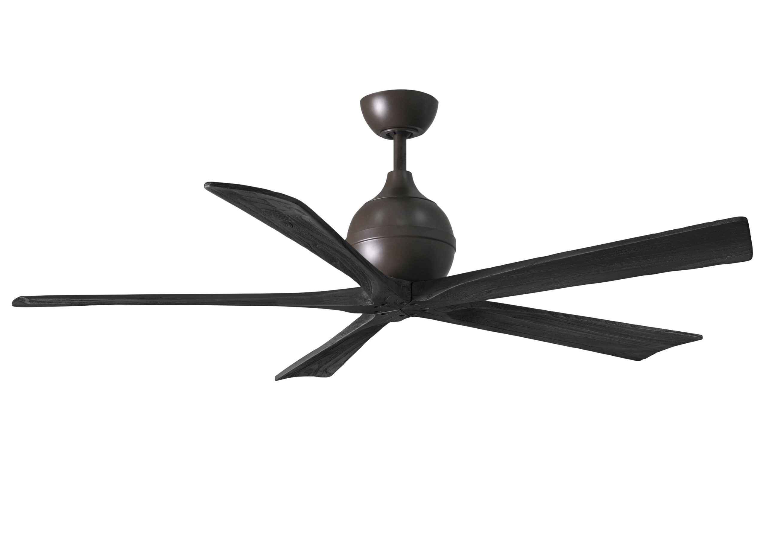 Irene-5 Ceiling Fan in Textured Bronze Finish with 60