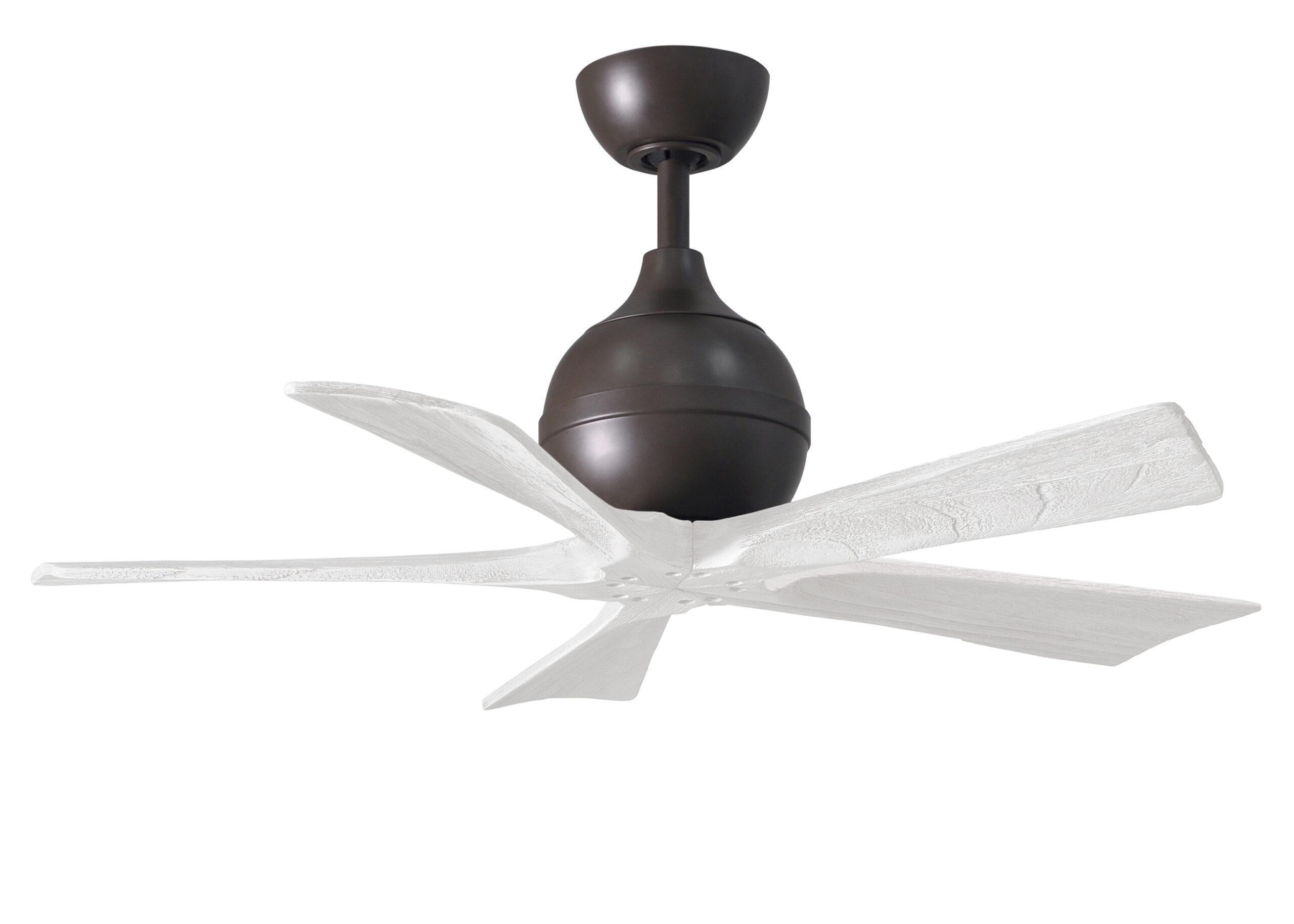 Irene-5 Ceiling Fan in Textured Bronze Finish with 42
