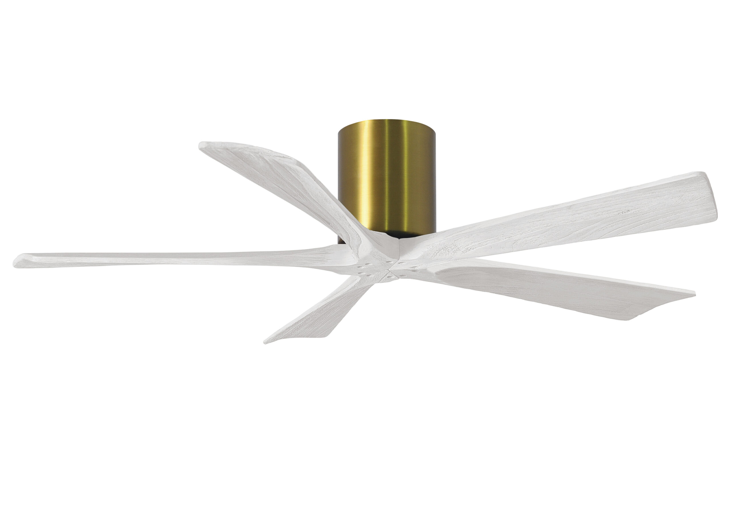 Irene-5H Ceiling Fan in Brushed Brass Finish with 52