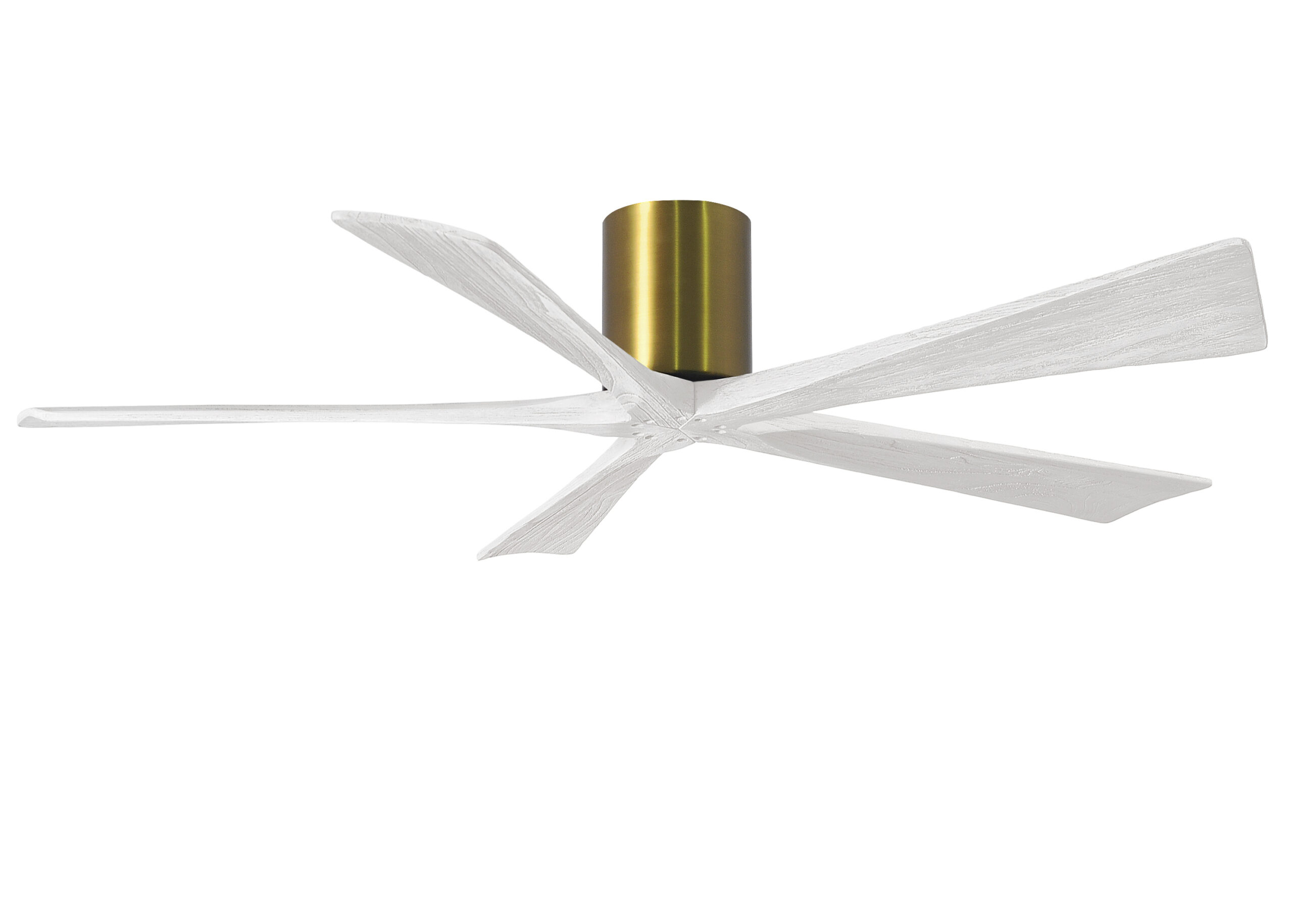 Irene-5H Ceiling Fan in Brushed Brass Finish with 60