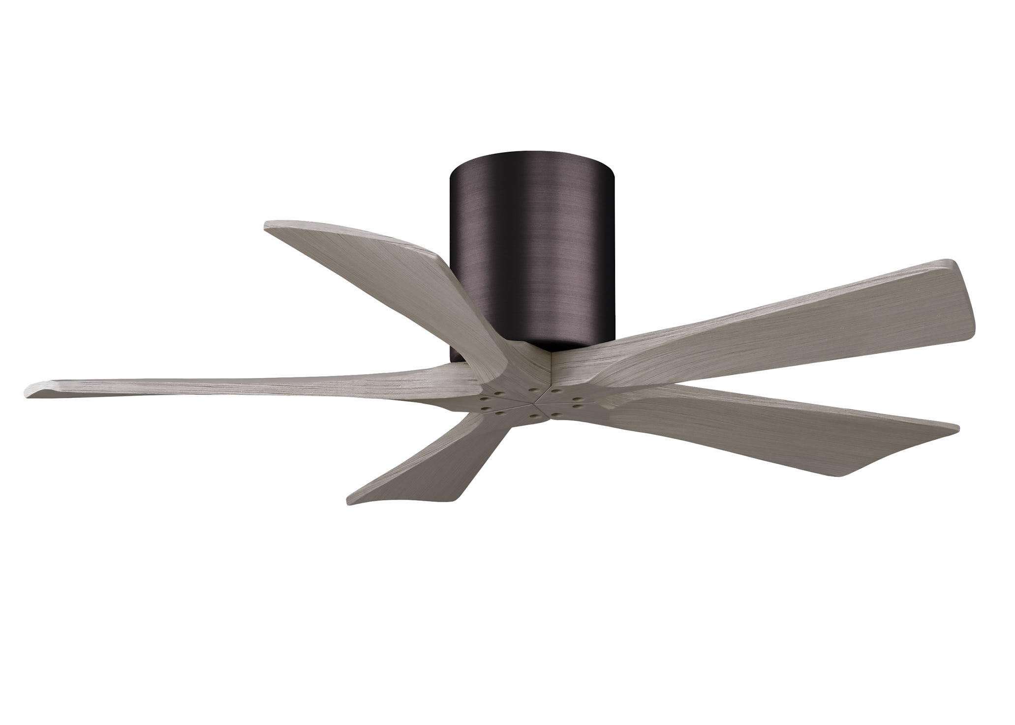 Irene-5H 6-speed ceiling fan in brushed bronze finish with 42
