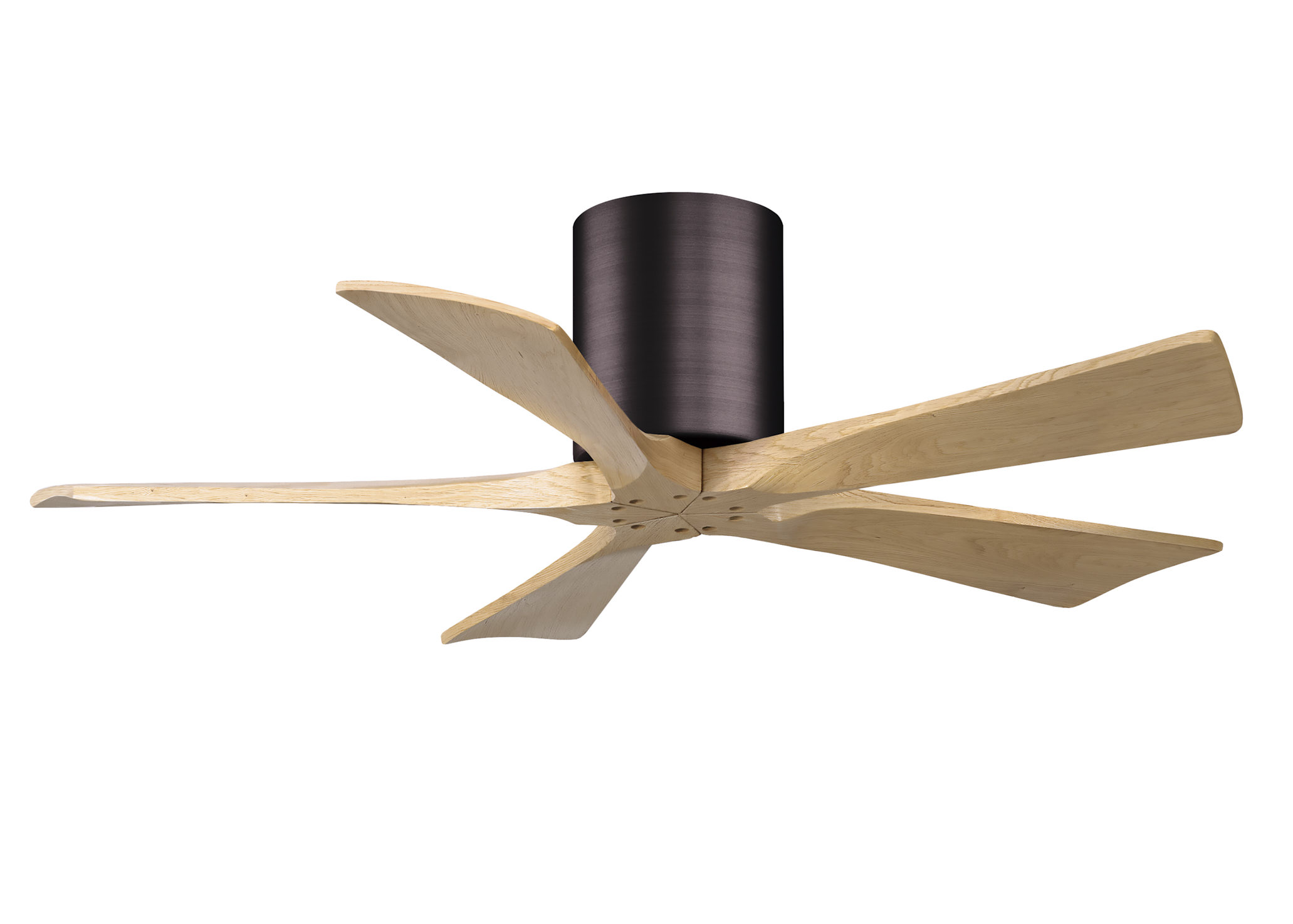 Irene-5H 6-speed ceiling fan in brushed bronze finish with 42