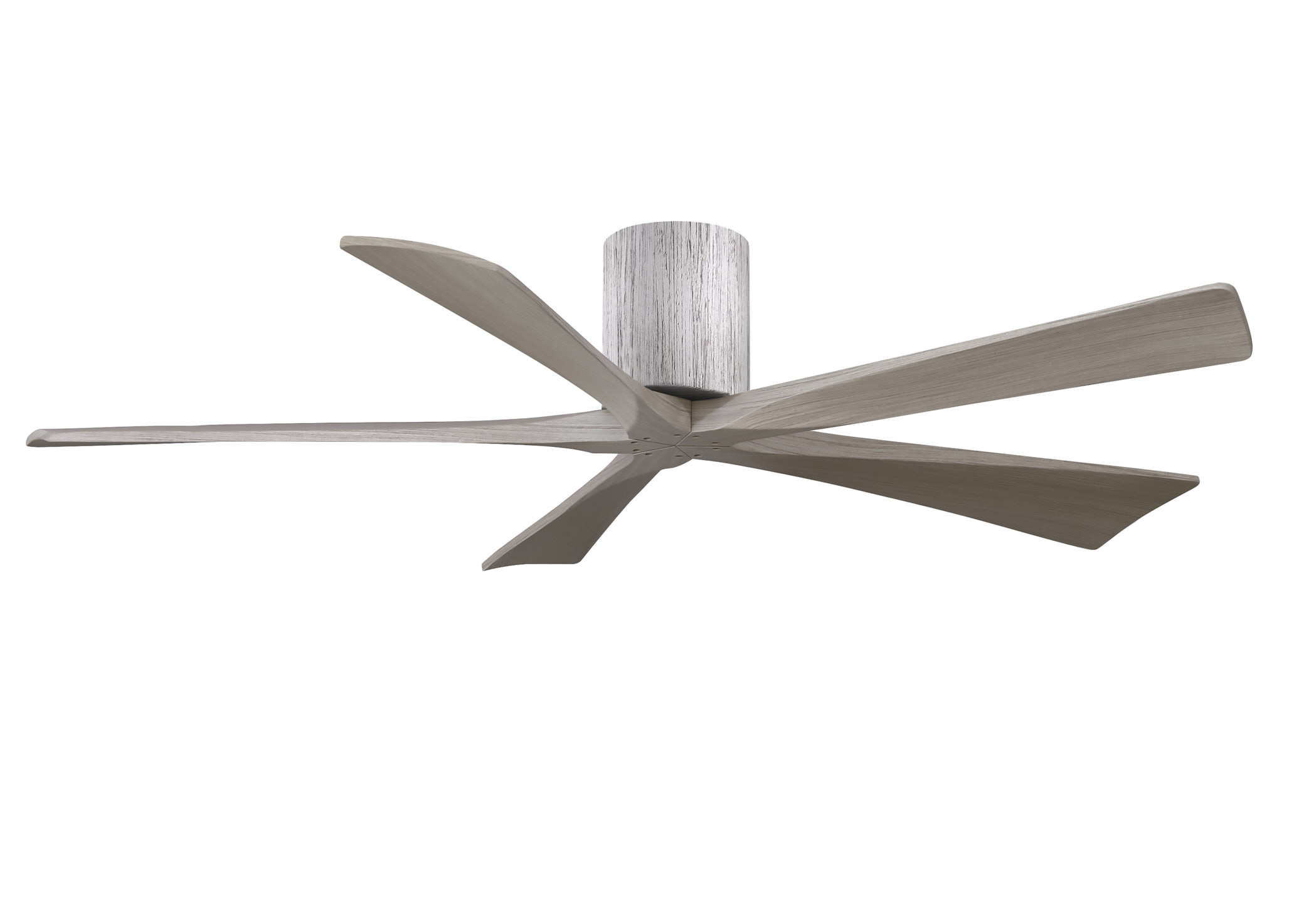 Irene-5H 6-speed ceiling fan in barn wood finish with 60
