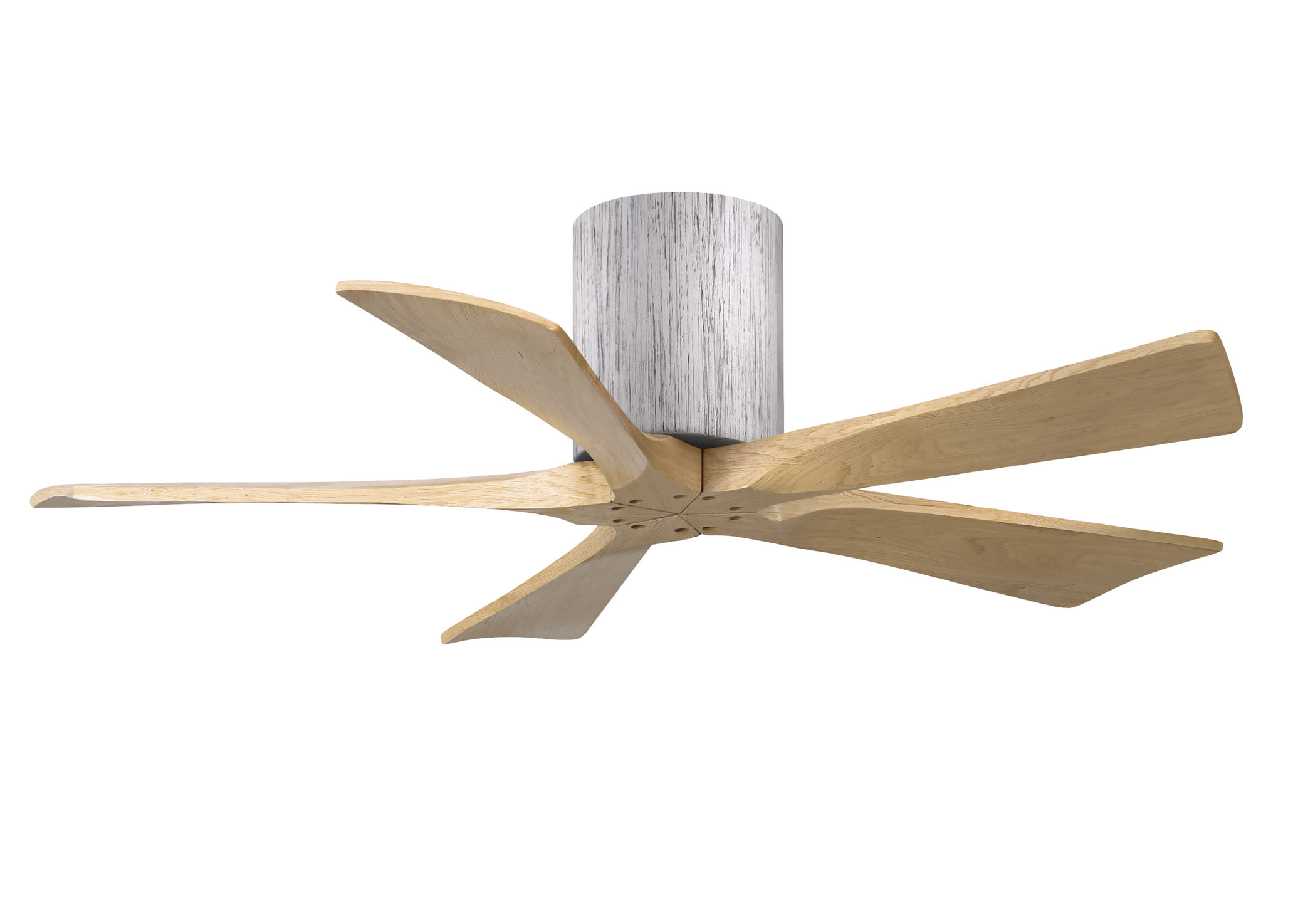 Irene-5H 6-speed ceiling fan in barn wood finish with 42