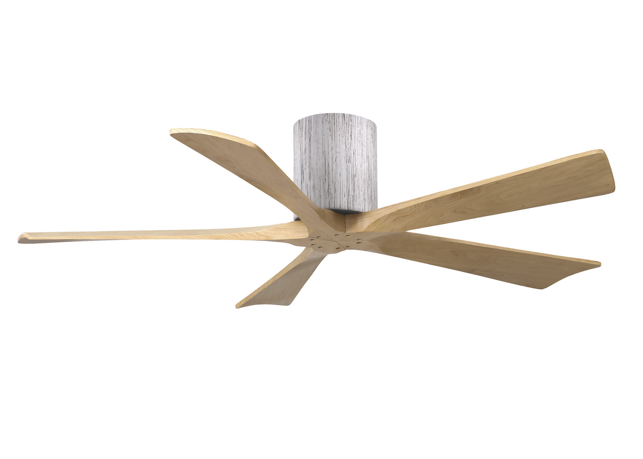 Irene-5H 6-speed ceiling fan in barn wood finish with 52