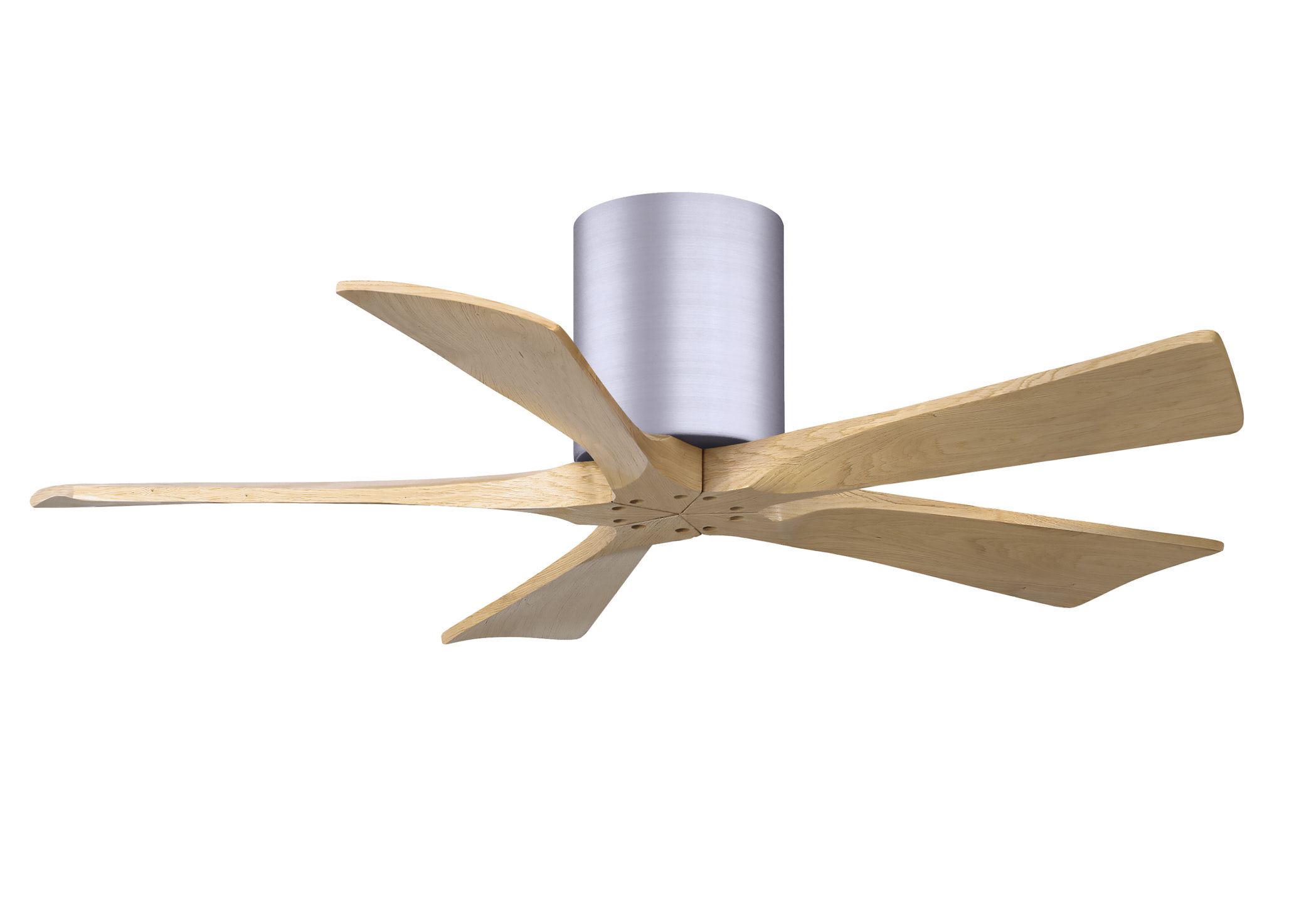 Irene-5H 6-speed ceiling fan in brushed nickel finish with 42