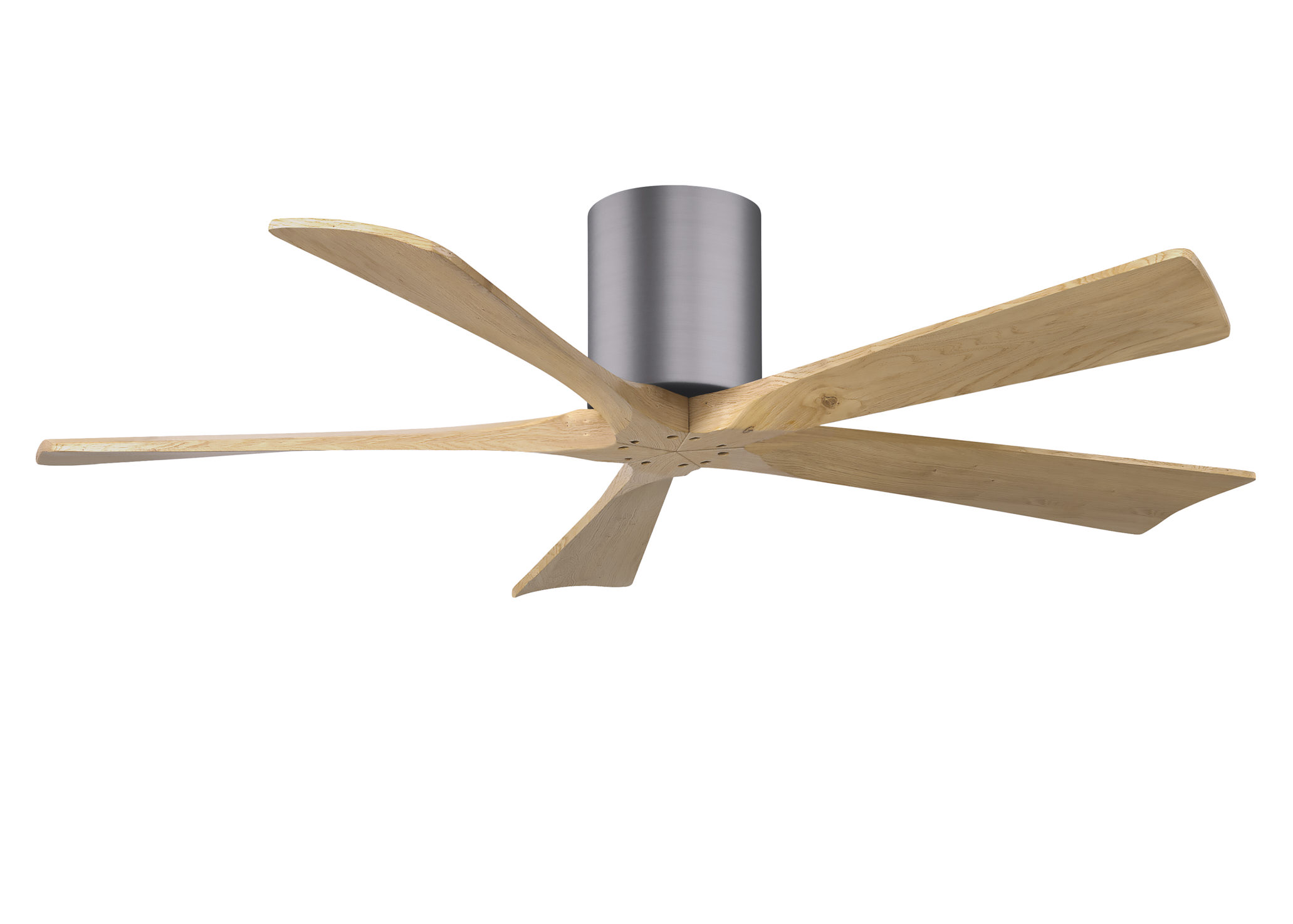 Irene-5H 6-speed ceiling fan in brushed pewter finish with 52